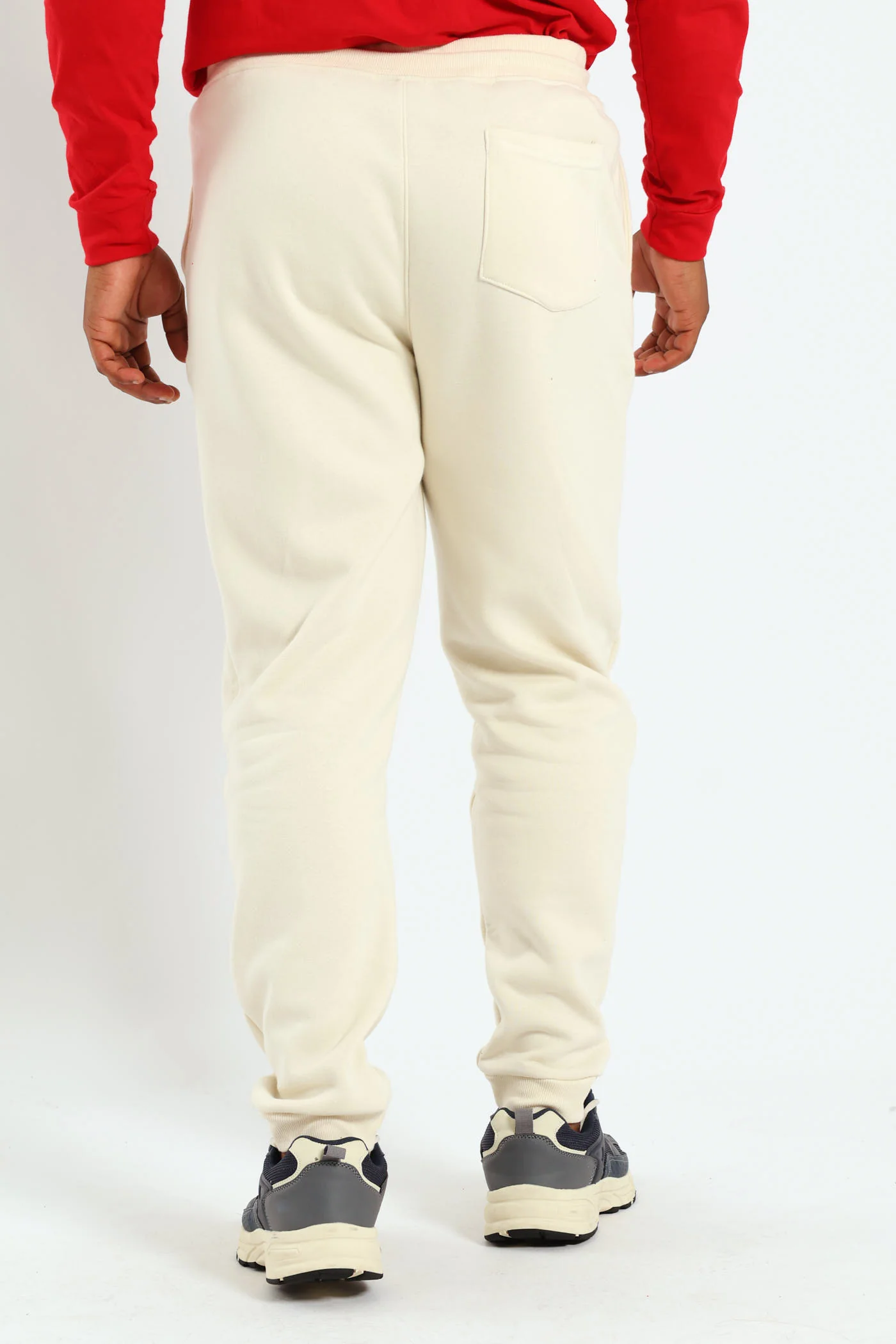Basic Fleece Jogger - Light Stone - Image 3