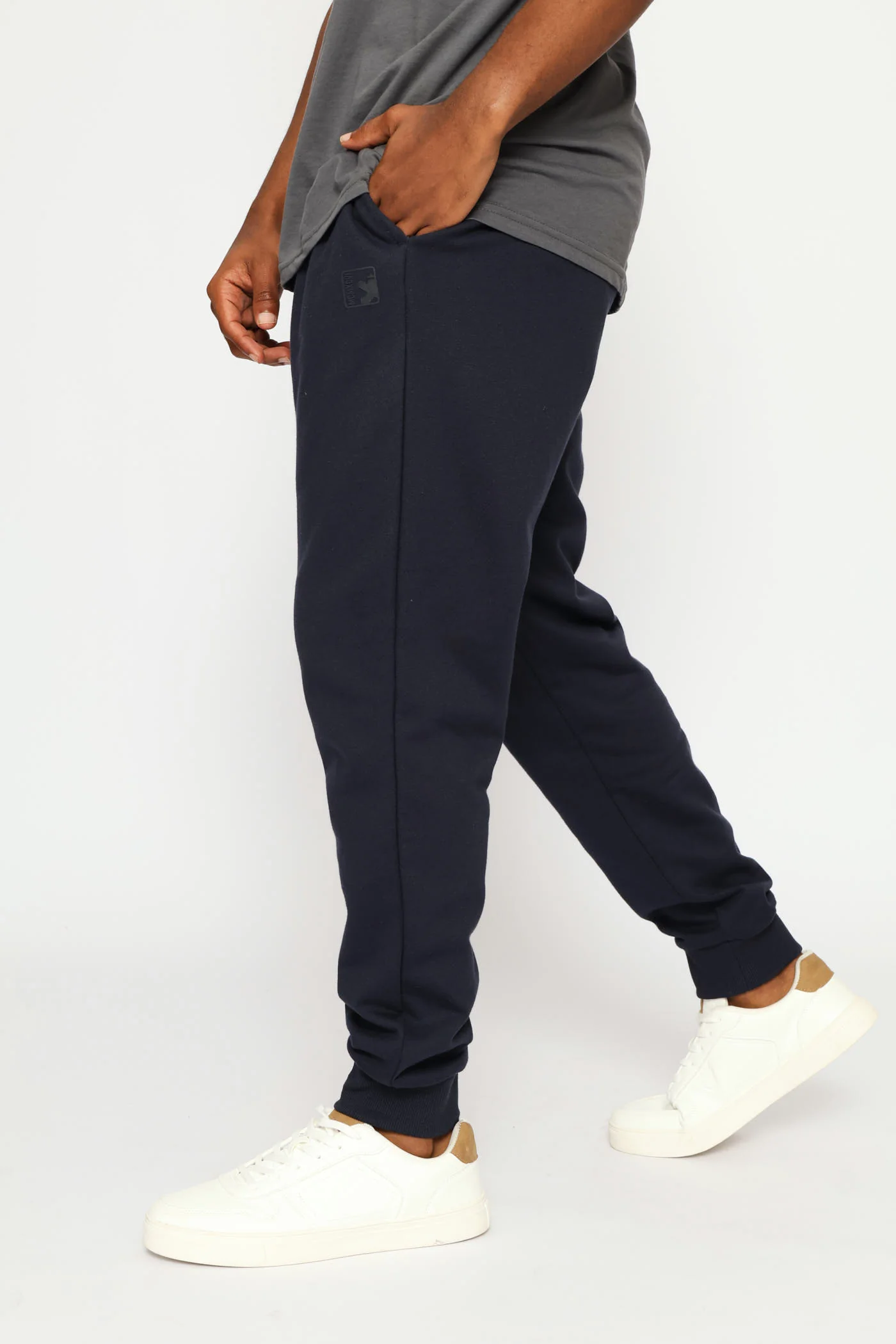 Basic Fleece Jogger - Navy - Image 2