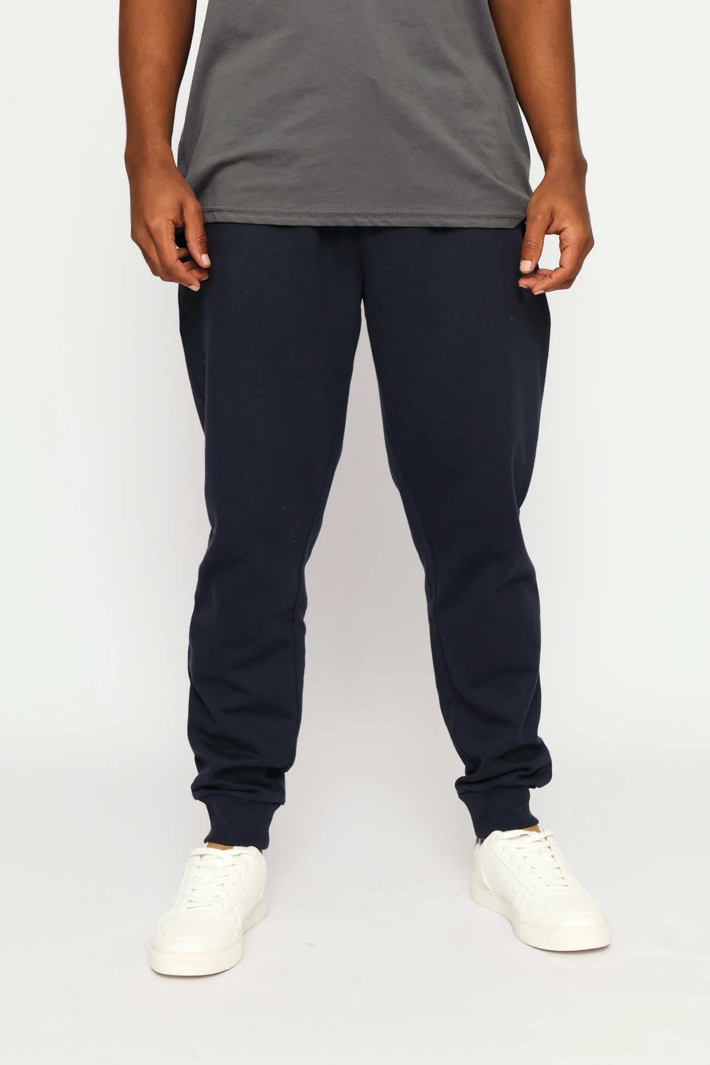 Basic Fleece Jogger - Navy - Image 4