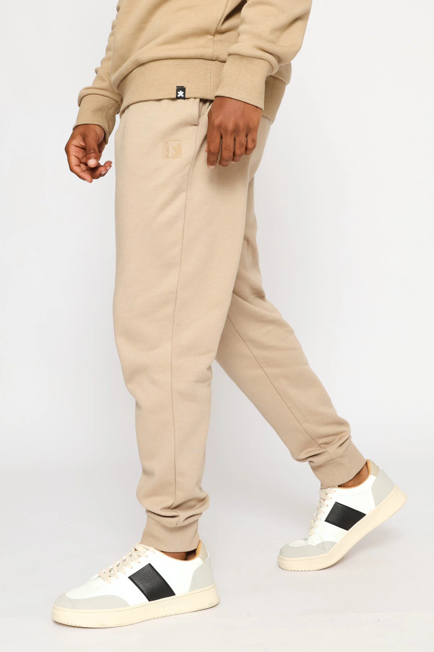 Basic Fleece Jogger - Taupe - Image 4