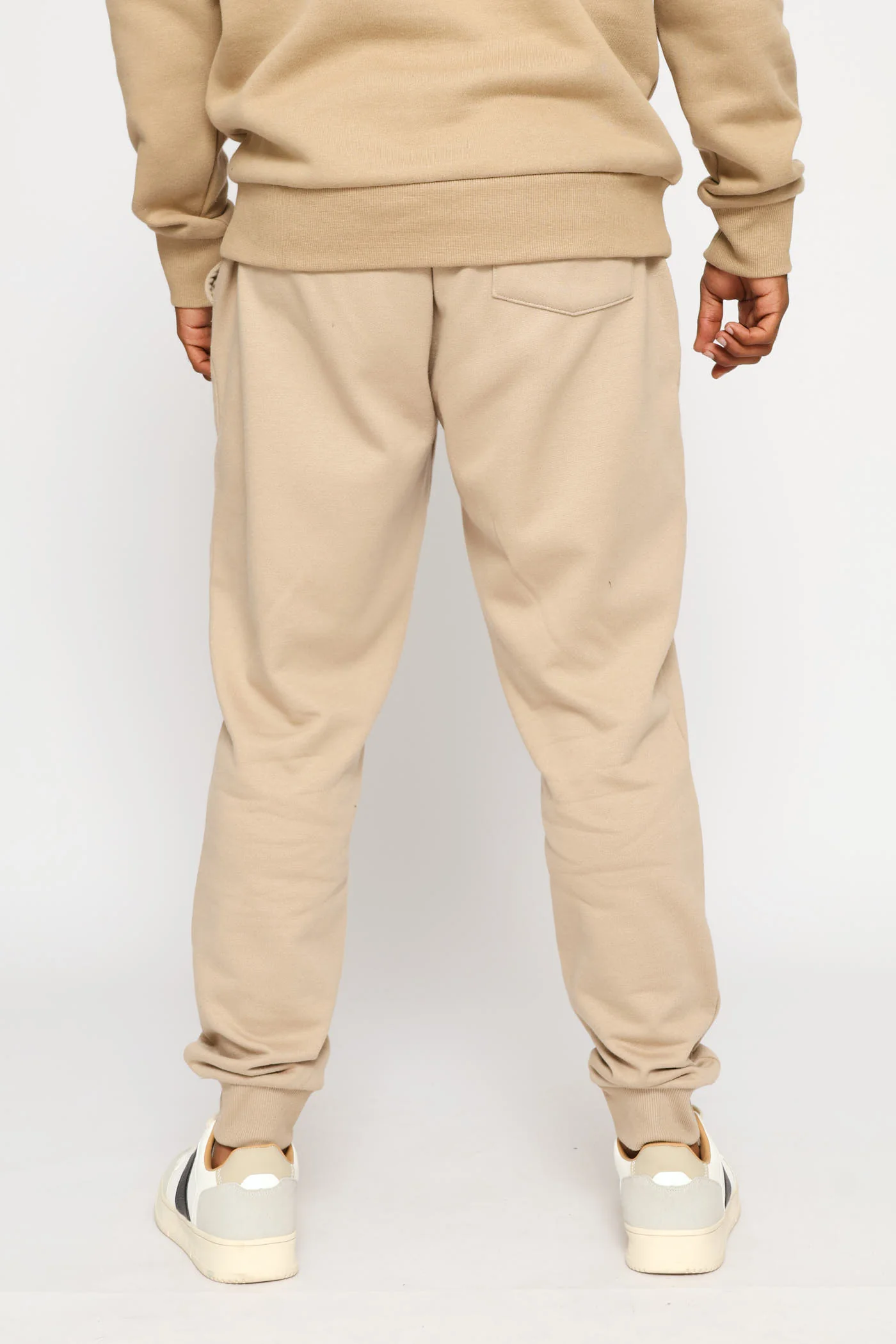 Basic Fleece Jogger - Taupe - Image 5