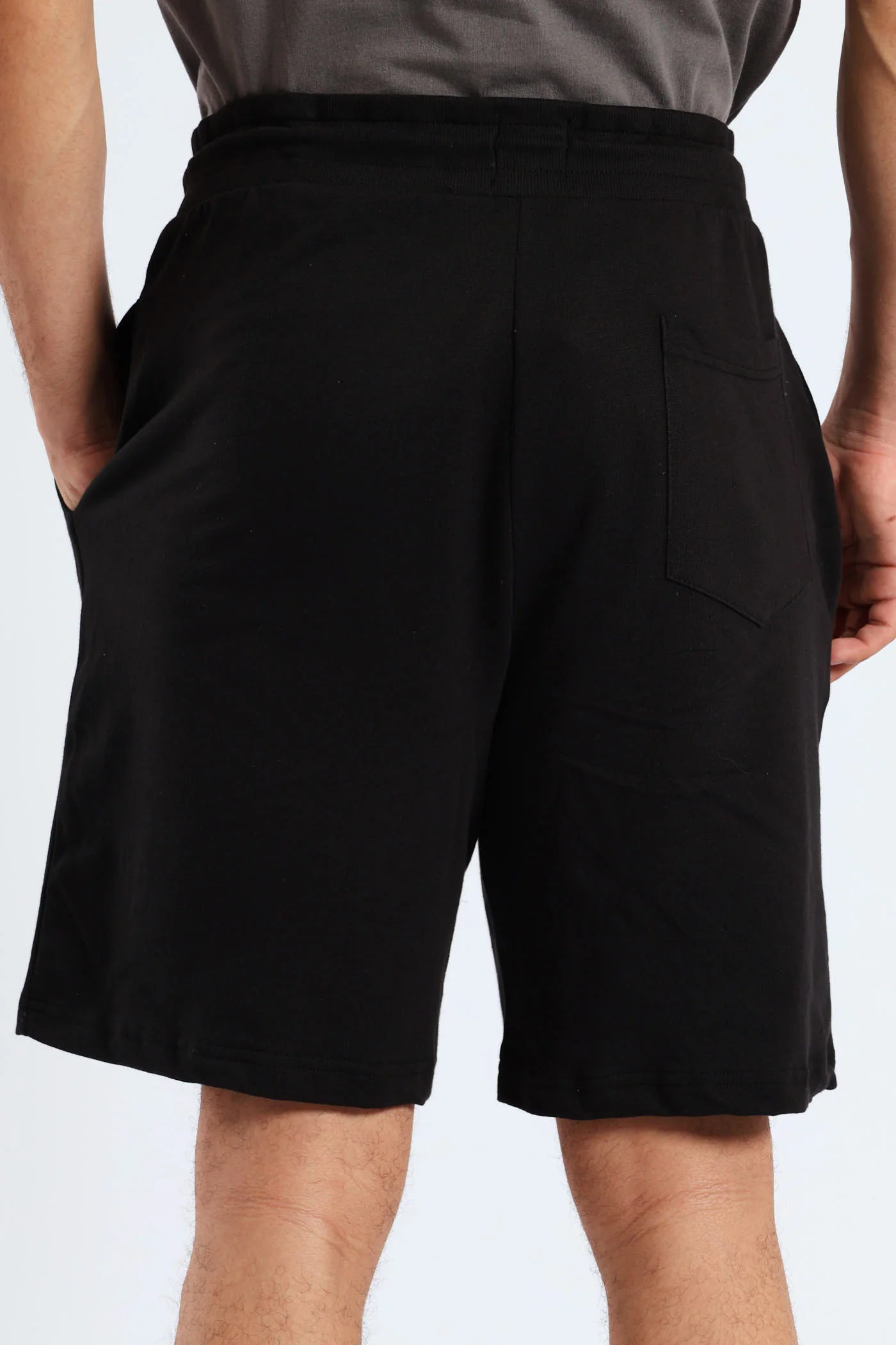 Basic Fleece Short - Black - Image 4