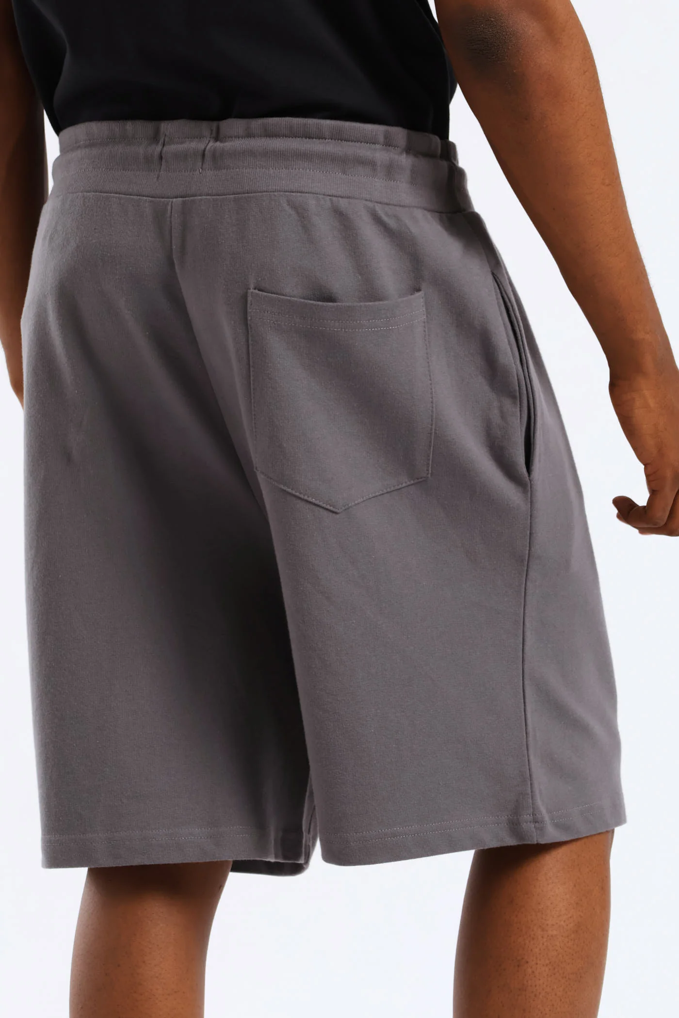 Basic Fleece Short - Grey - Image 2