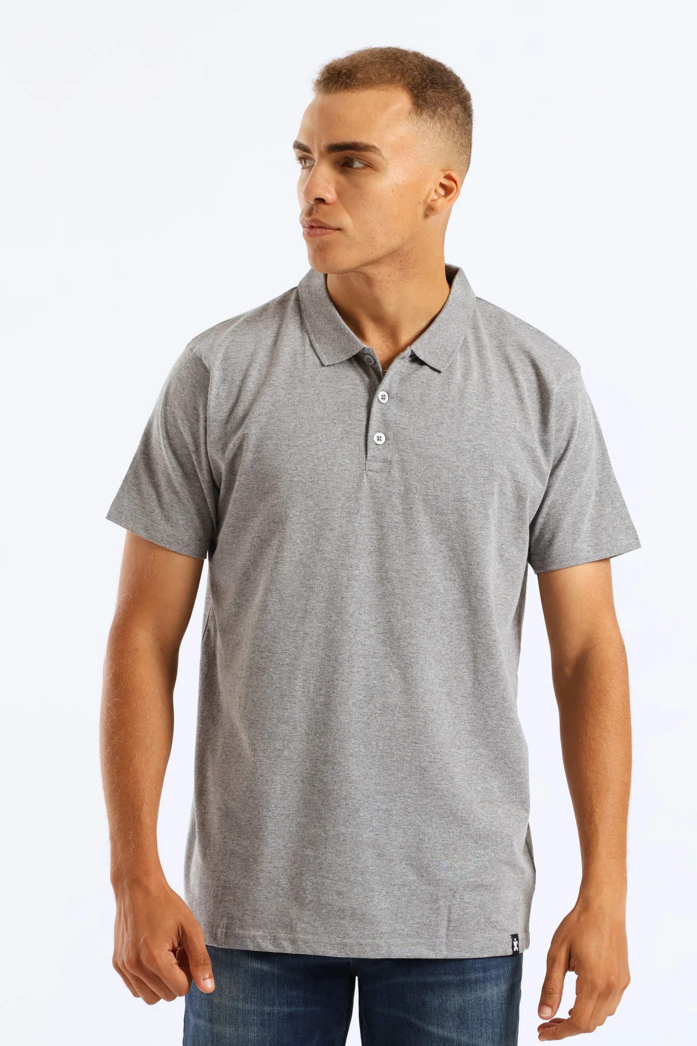 Basic Golfer - Grey Melange - Image 2