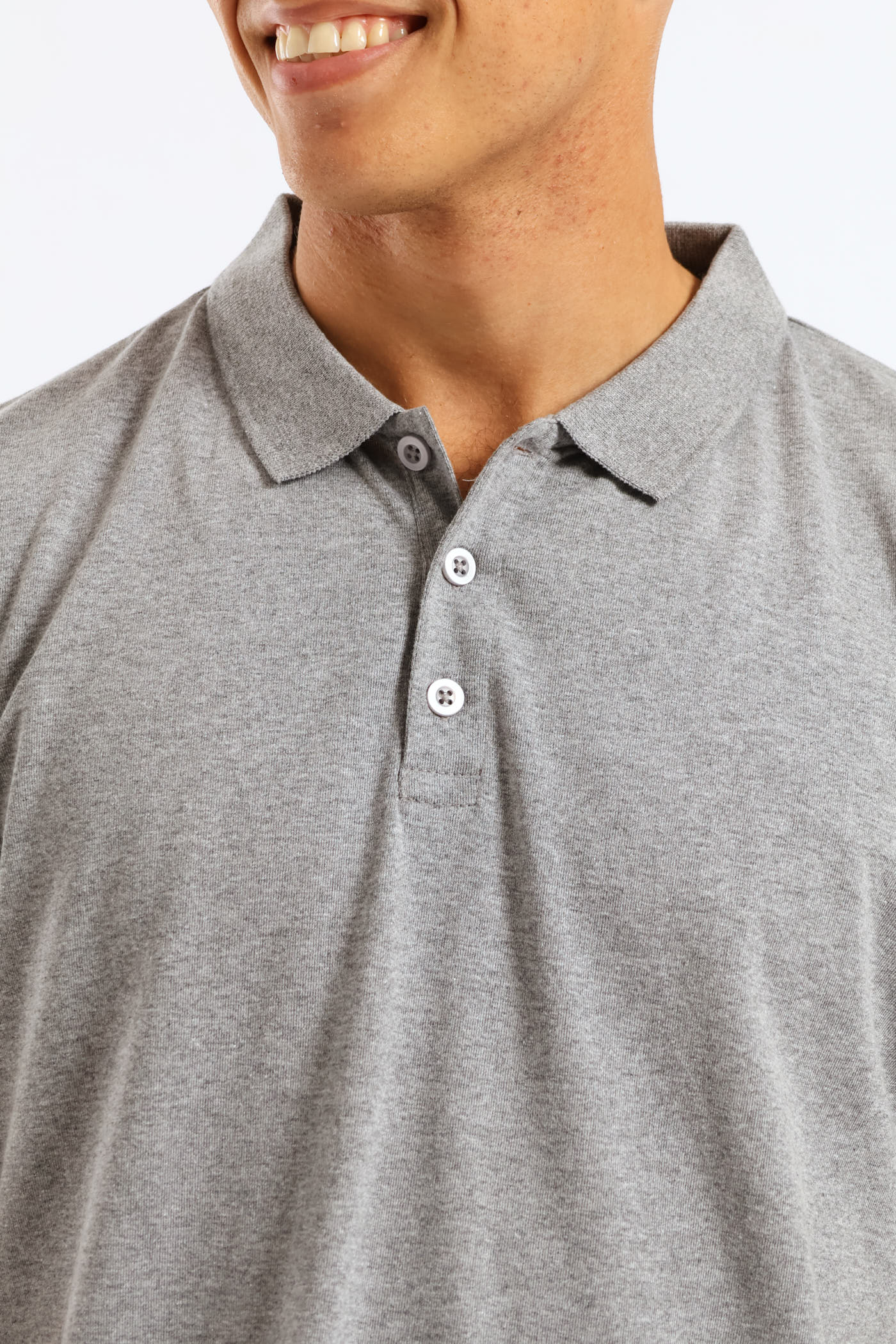 Basic Golfer - Grey Melange - Image 5