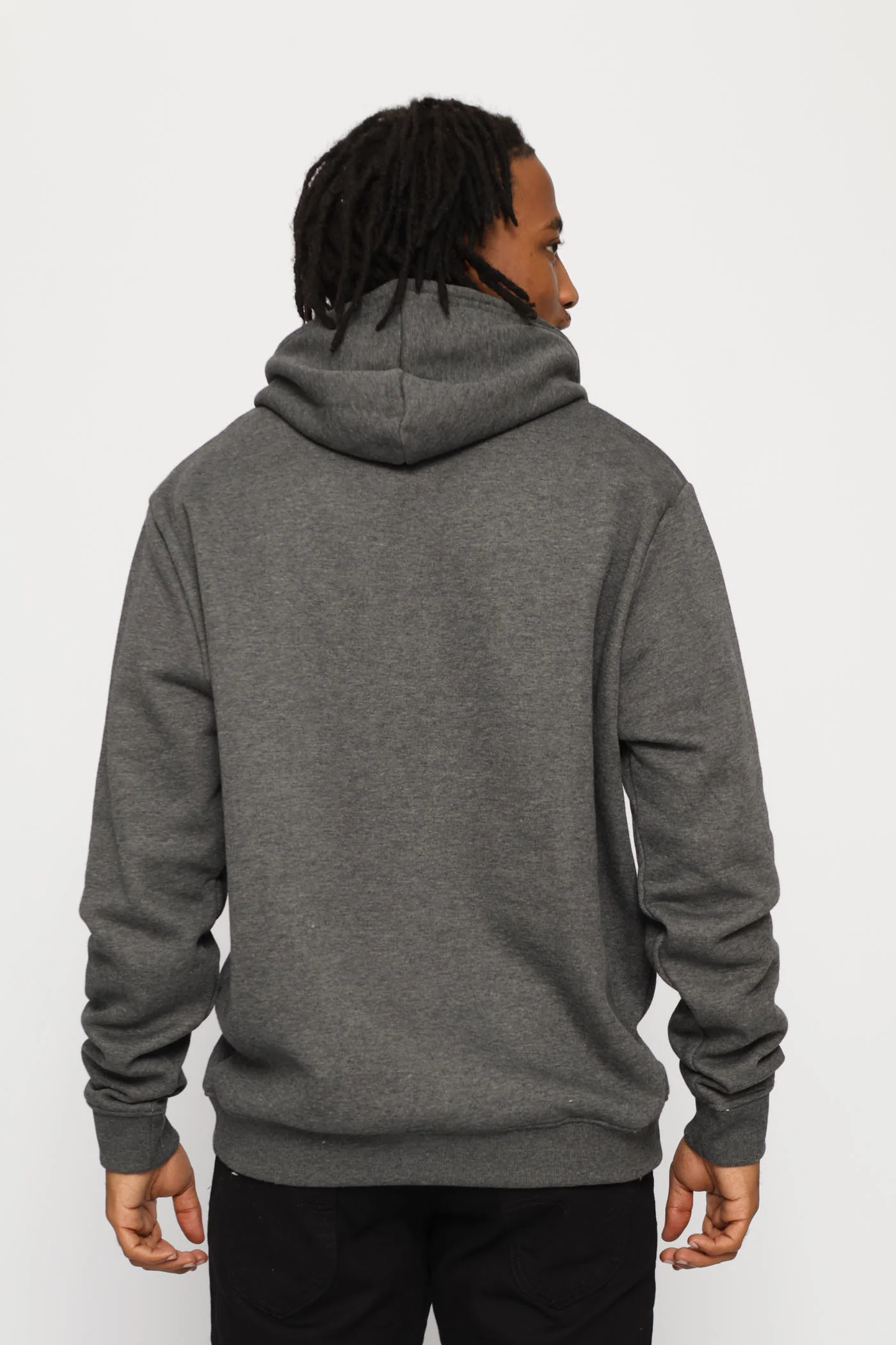 Basic Hoody - Charcoal Melange - Image 4