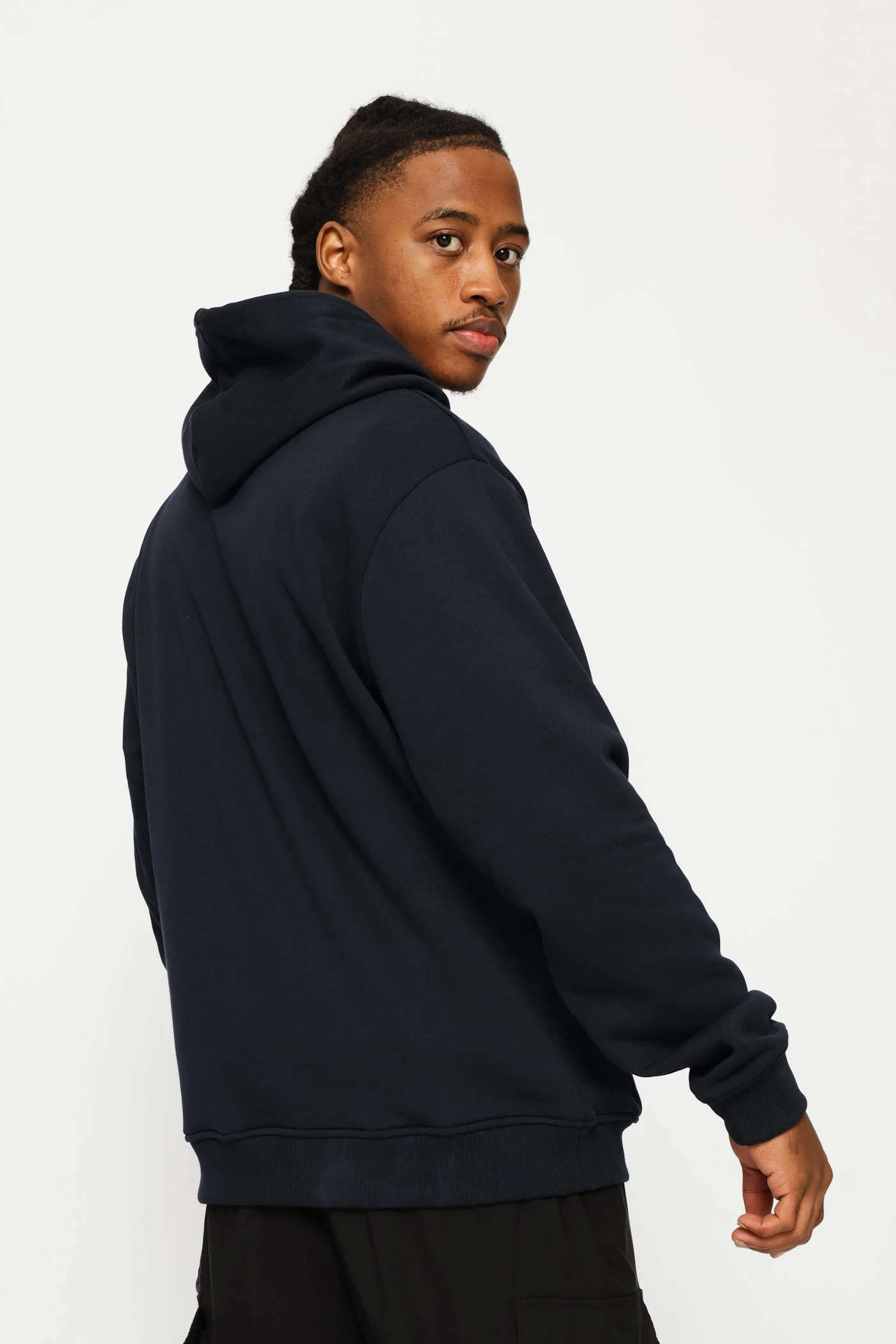Basic Hoody - Navy - Image 4