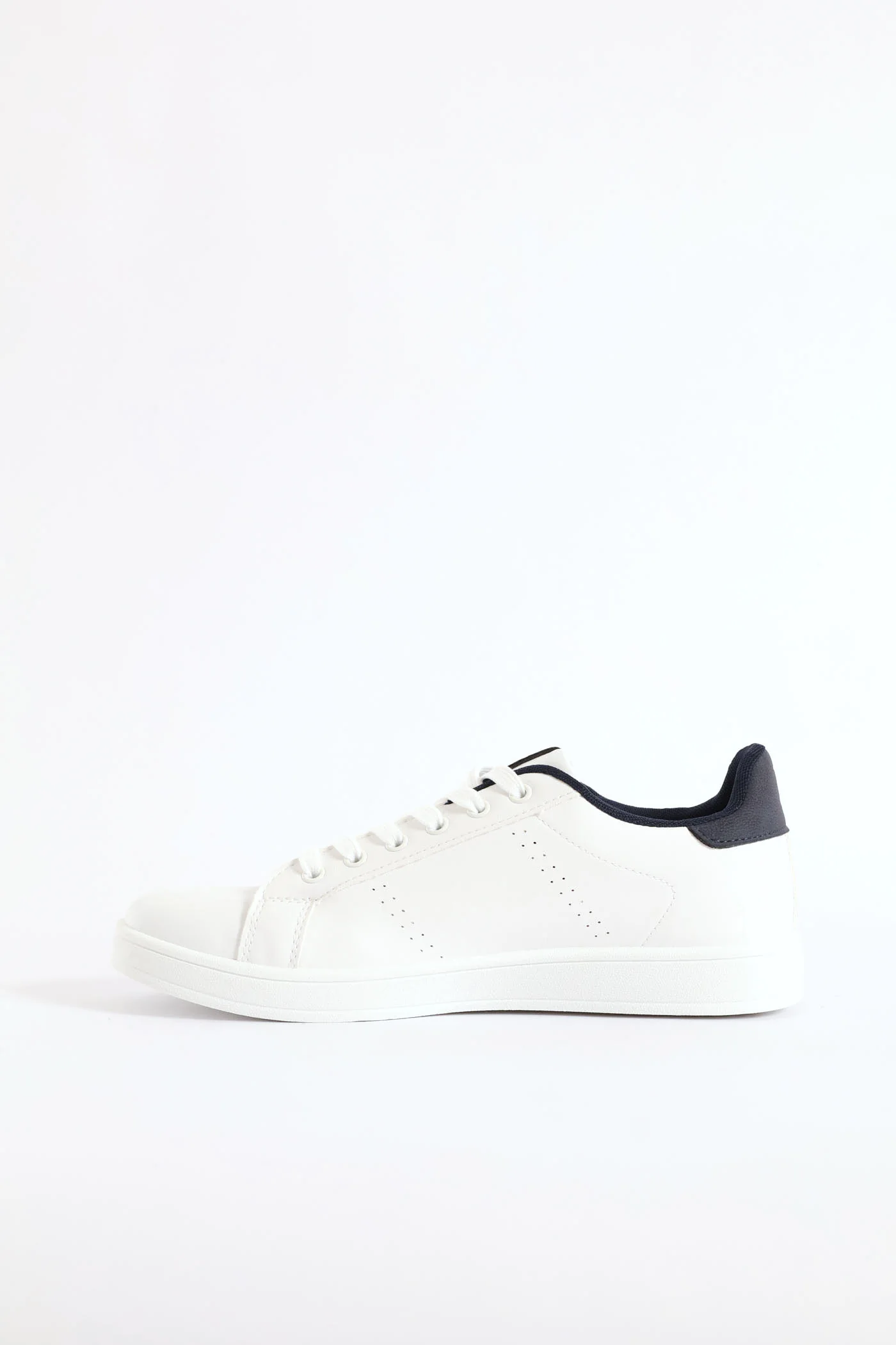 Basic Lace Up Court Sneaker - White - Image 4