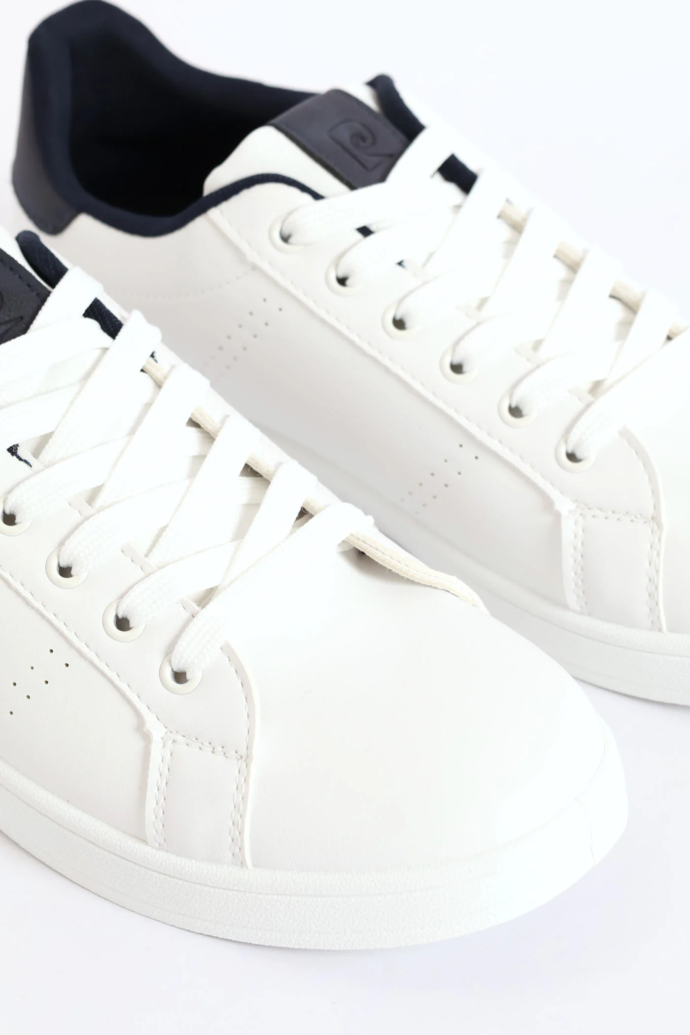 Basic Lace Up Court Sneaker - White - Image 6