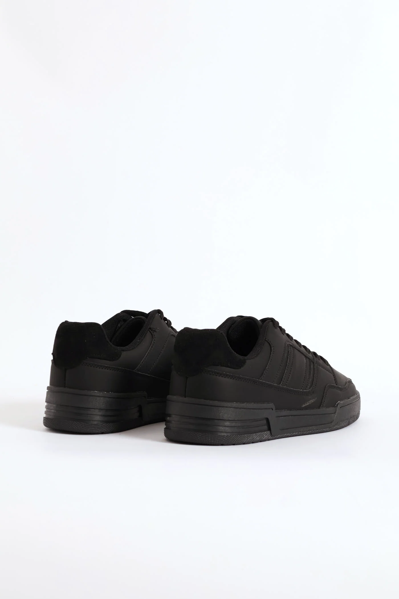Basic Lace Up Sneaker - Black - Image 2