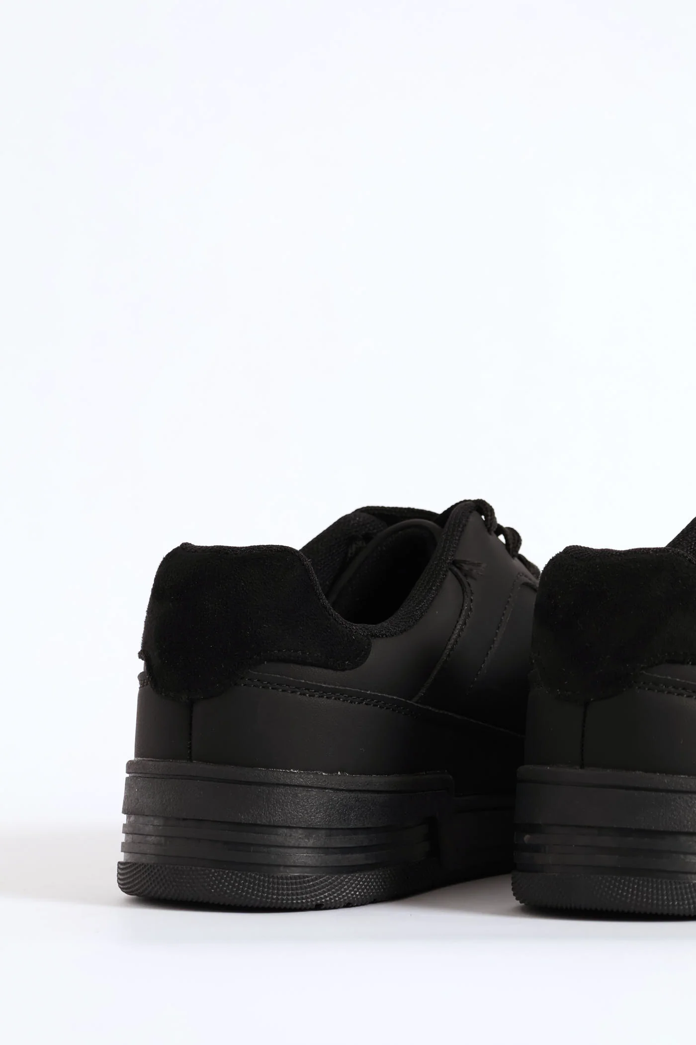 Basic Lace Up Sneaker - Black - Image 7
