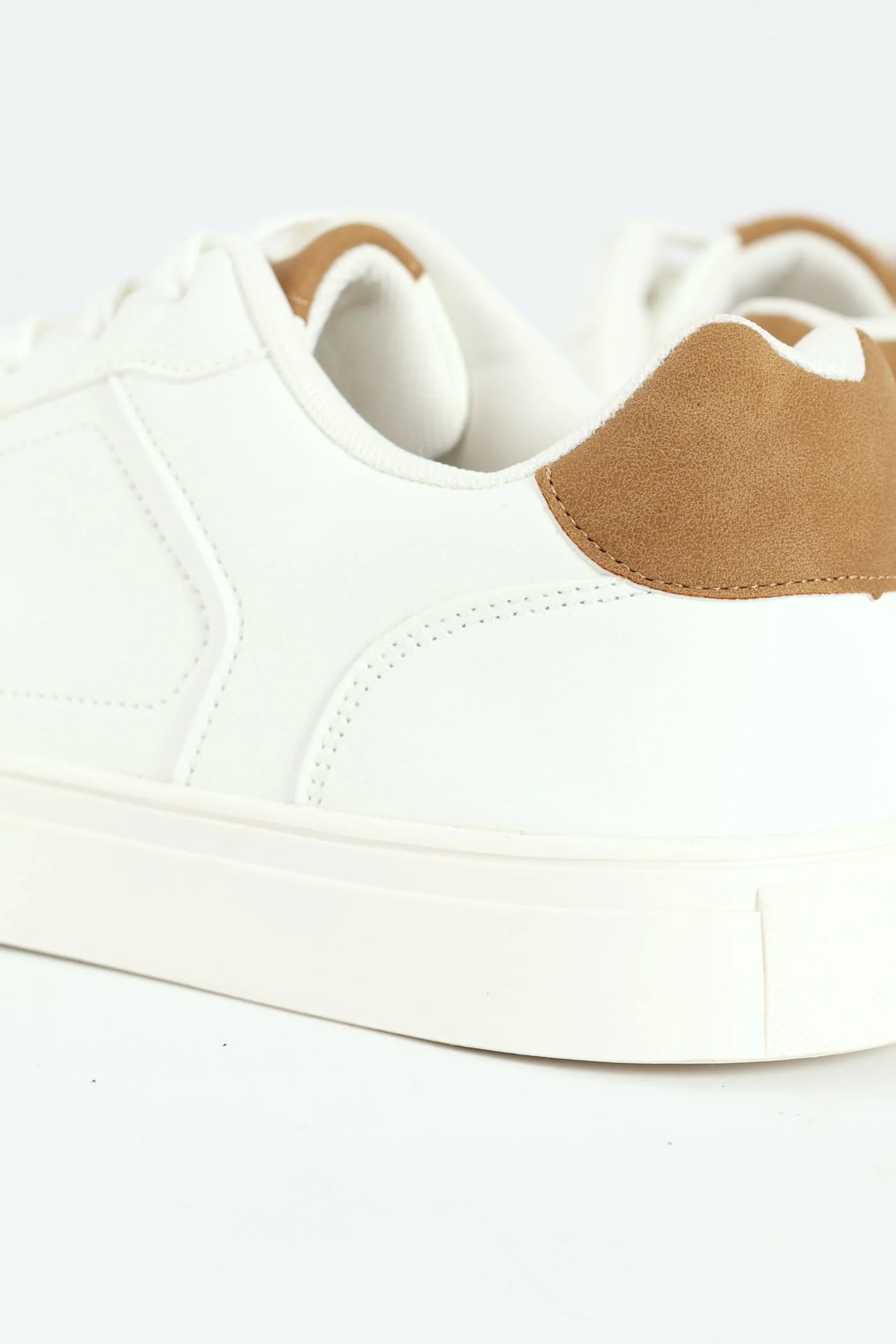 Basic Lace Up Sneaker - White - Image 5