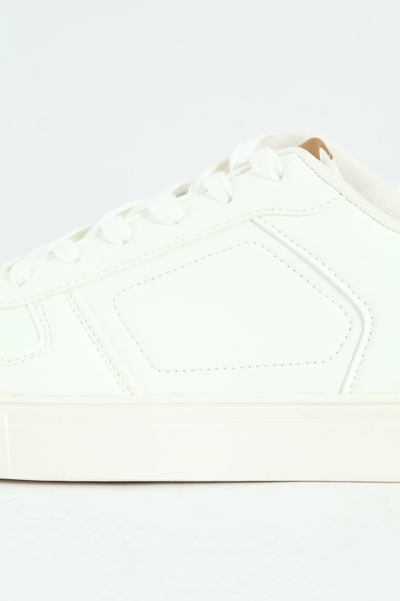 Basic Lace Up Sneaker - White - Image 6