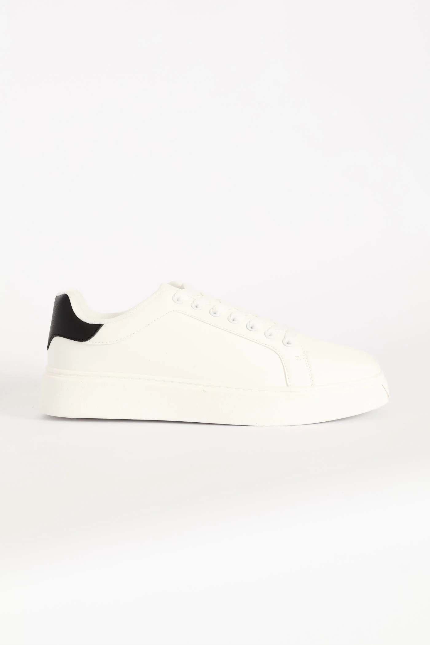 Basic Lace Up Sneaker - White - Image 3