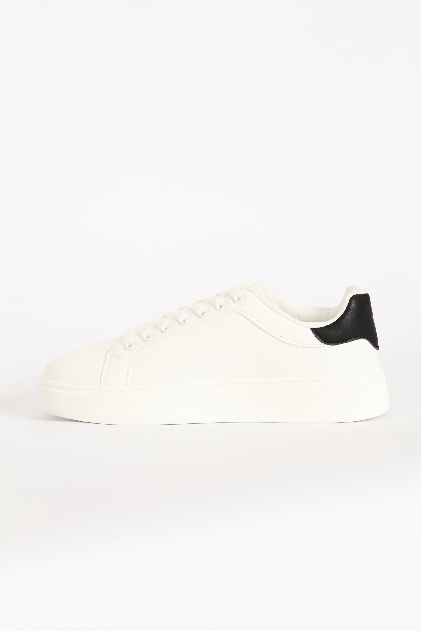 Basic Lace Up Sneaker - White - Image 4
