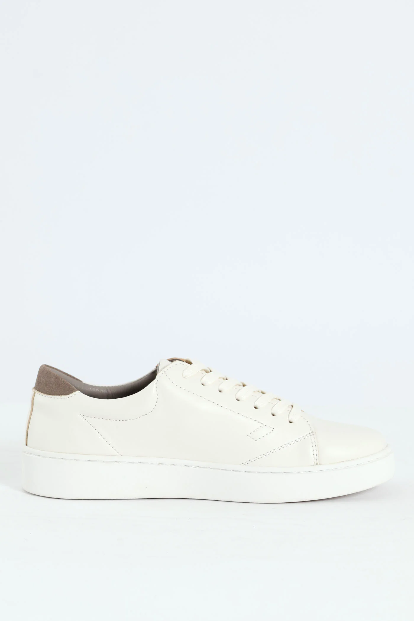 Basic Leather Court Sneaker - White - Image 2