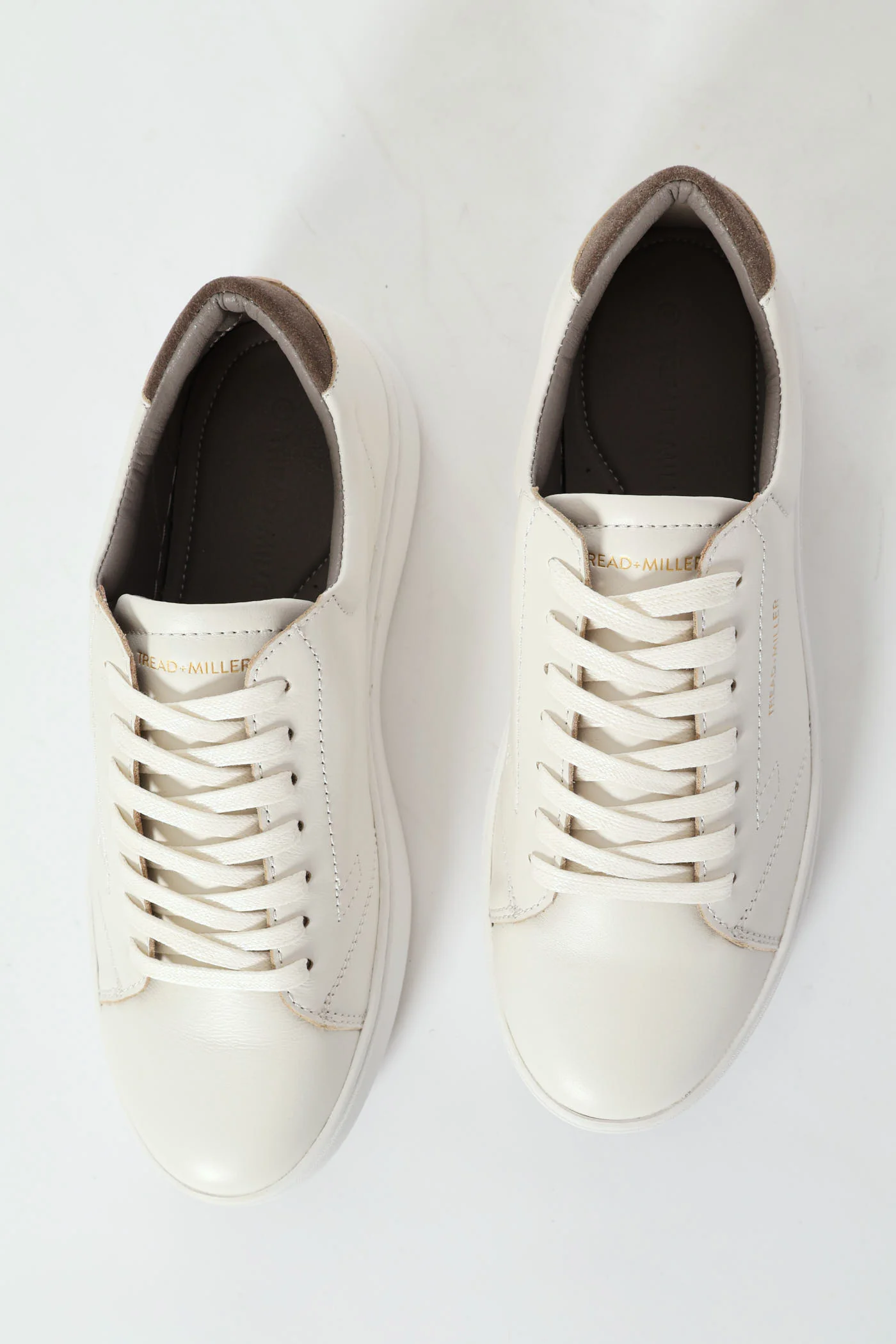 Basic Leather Court Sneaker - White - Image 5