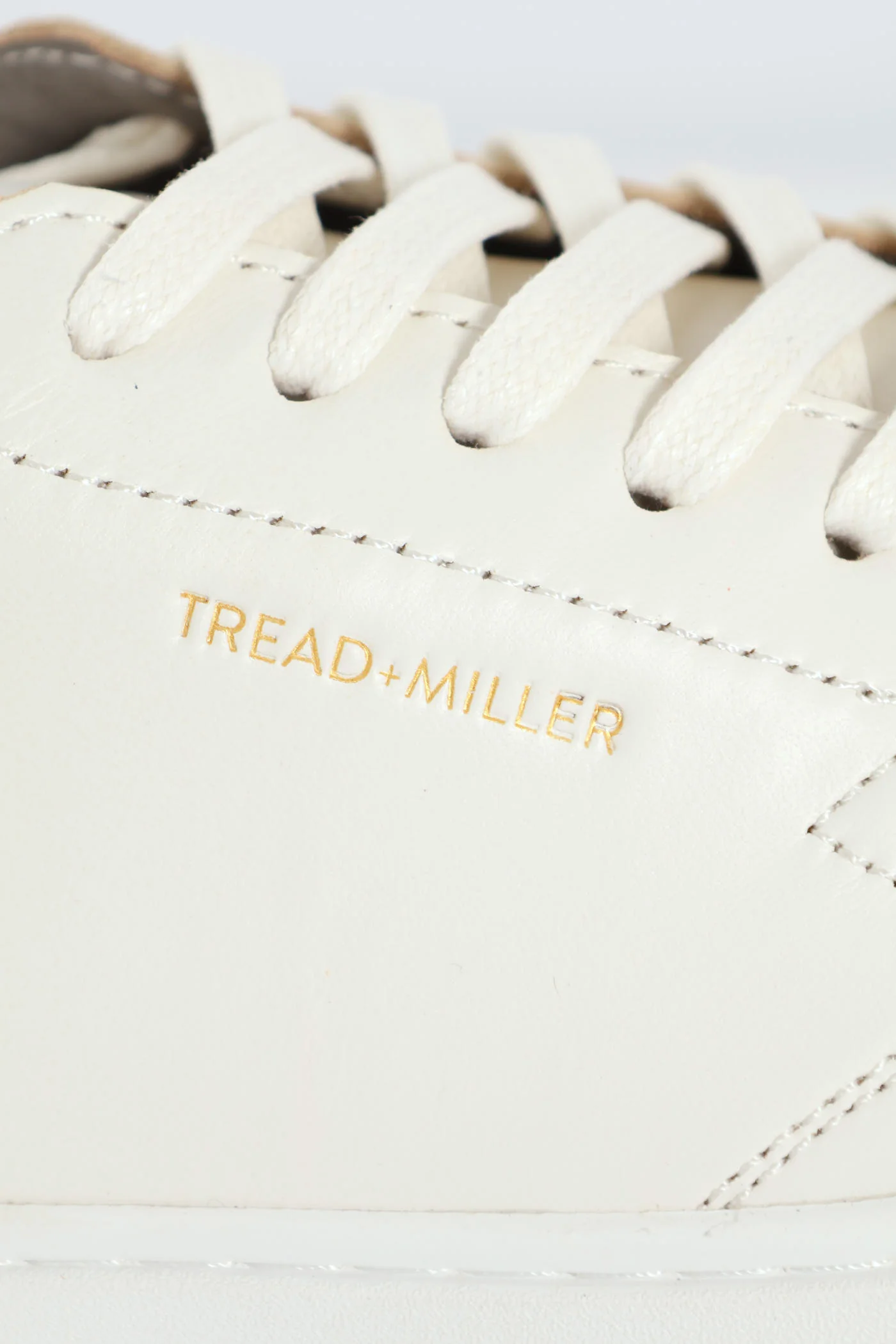 Basic Leather Court Sneaker - White - Image 6