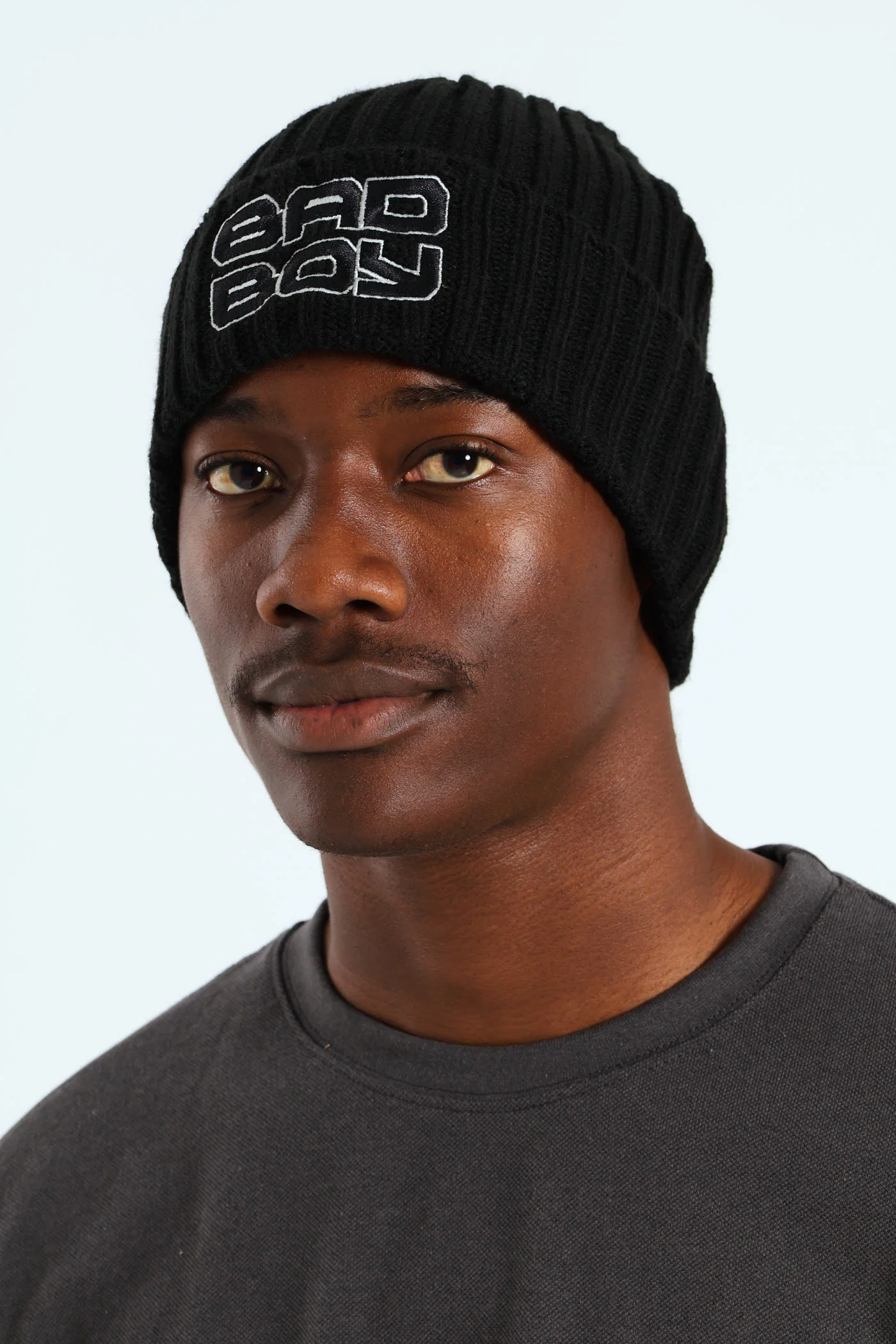 Basic Logo Beanie - Black - Image 3