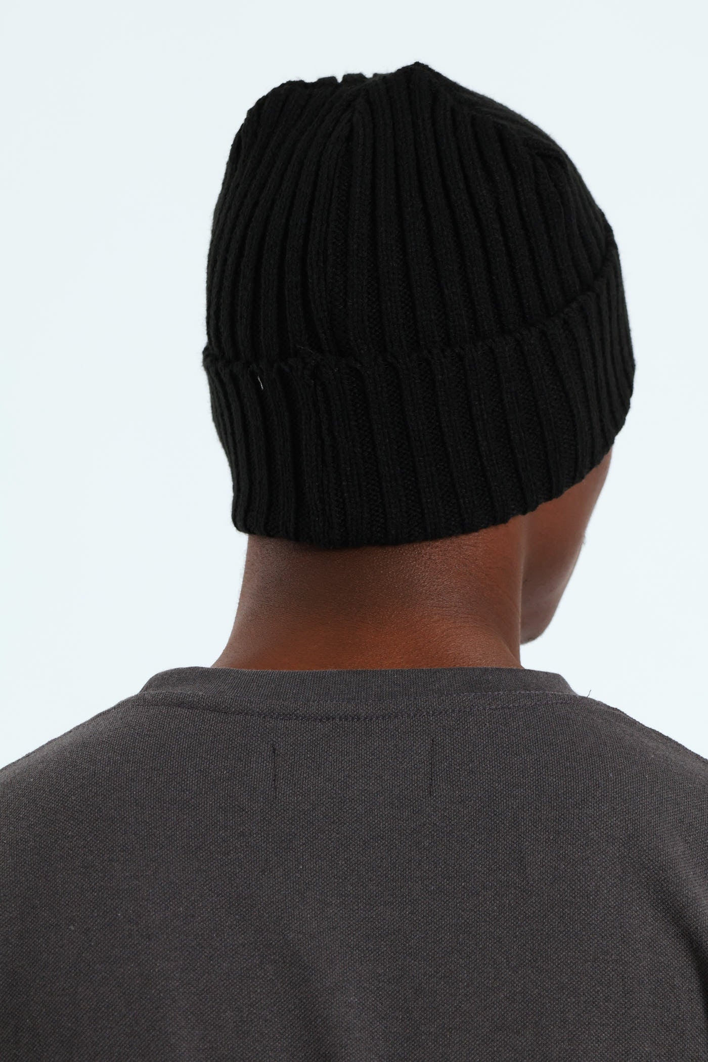 Basic Logo Beanie - Black - Image 4
