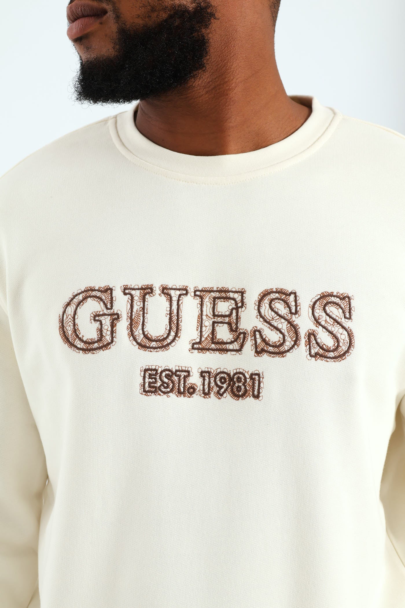 Basic Logo Sweatshirt - Vanilla - Image 4