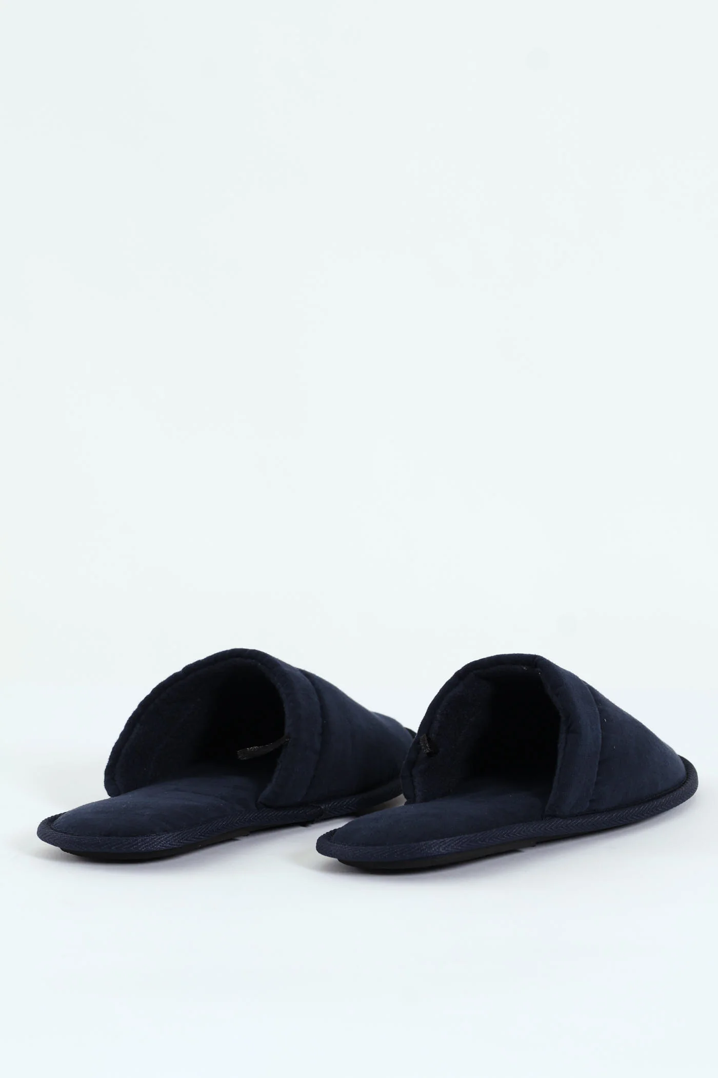 Basic Open Back Slipper - Navy - Image 2