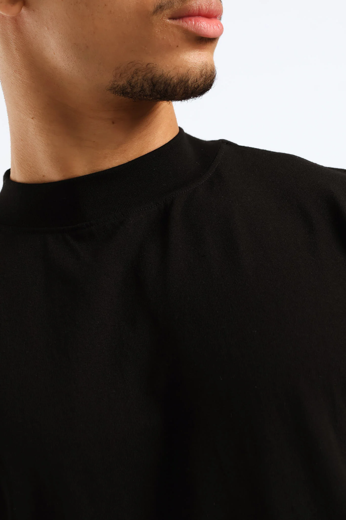 Basic Oversized Tee - Black - Image 2