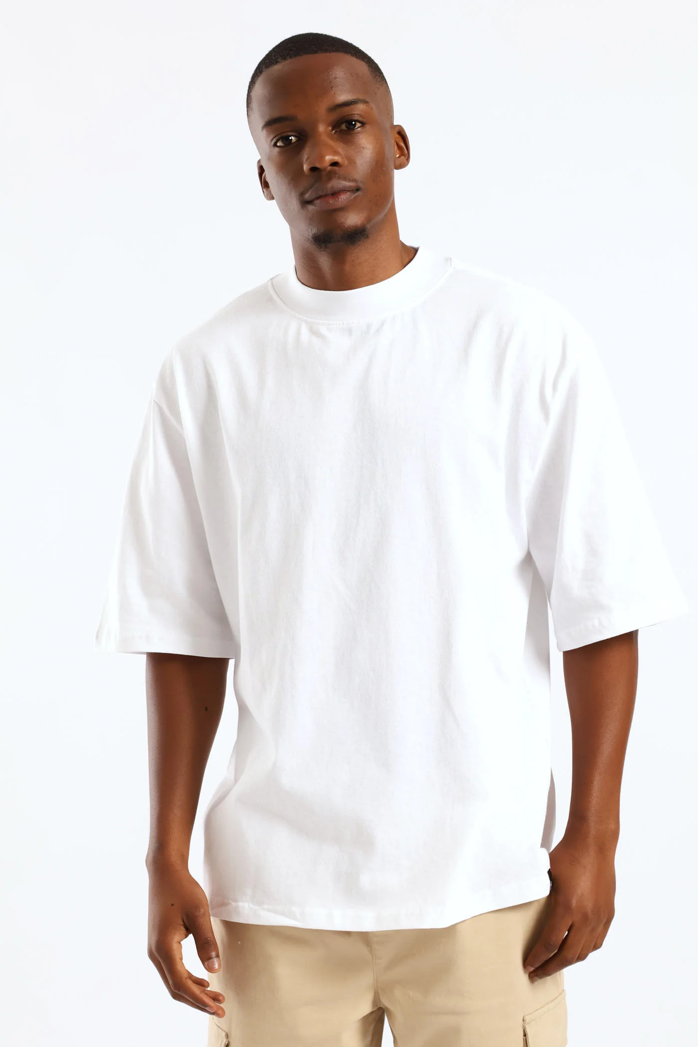 Basic Oversized Tee - White - Image 2