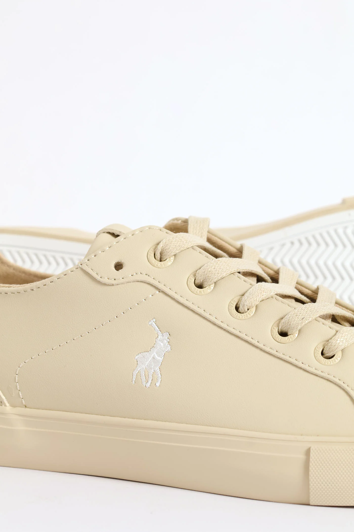 Basic Pu Lace Up Sneaker - Stone - Image 2