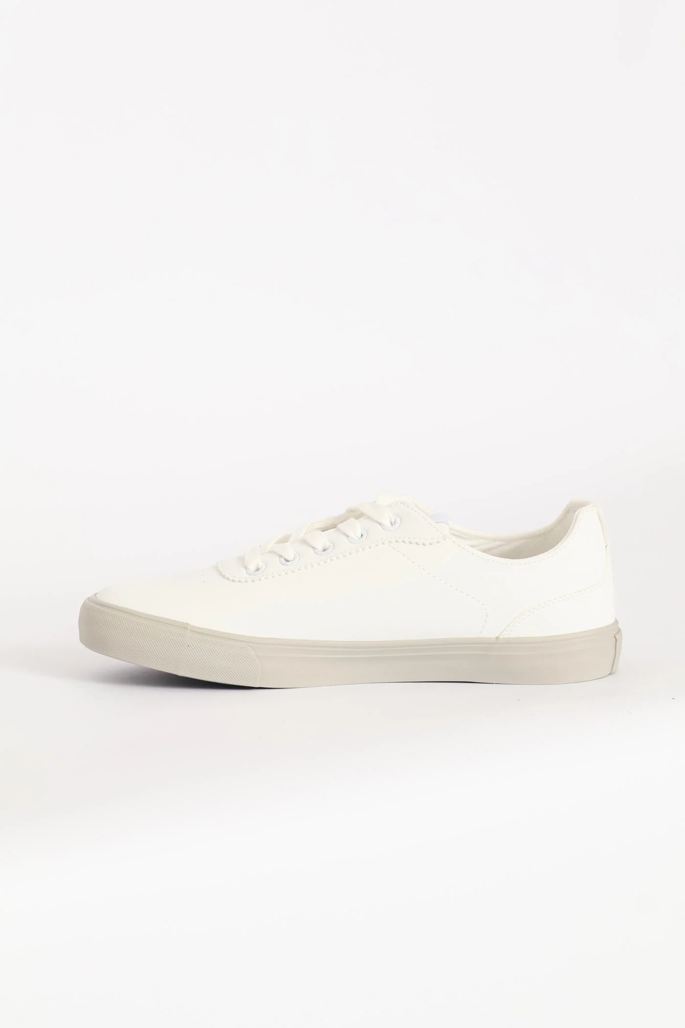 Basic Pu Sneaker - White - Image 3