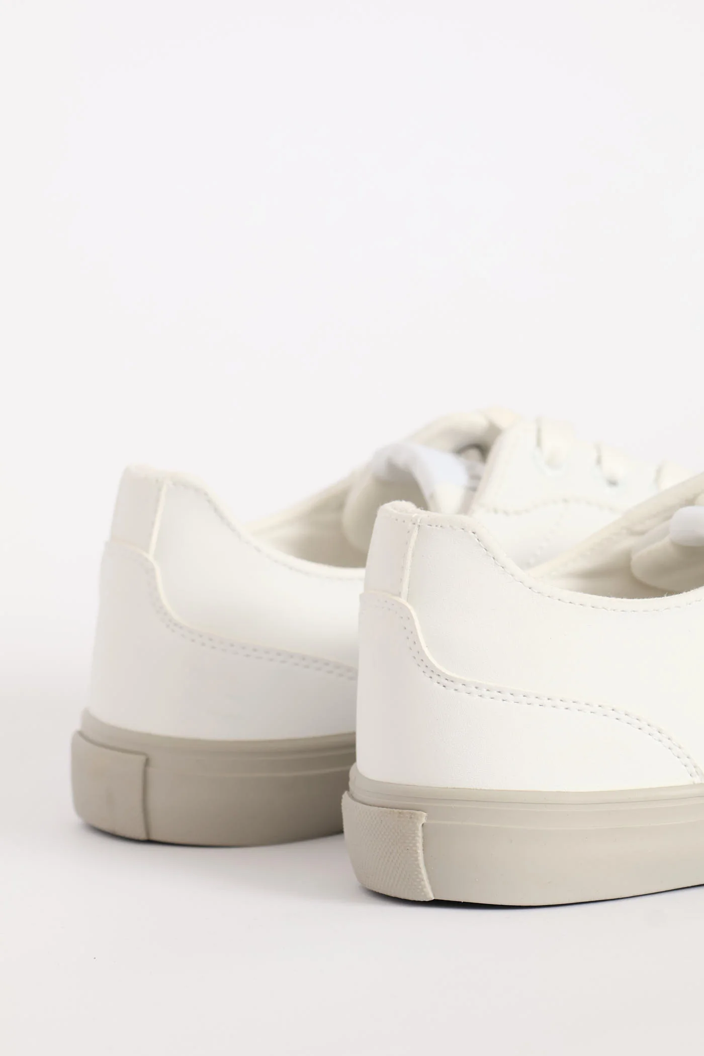 Basic Pu Sneaker - White - Image 5