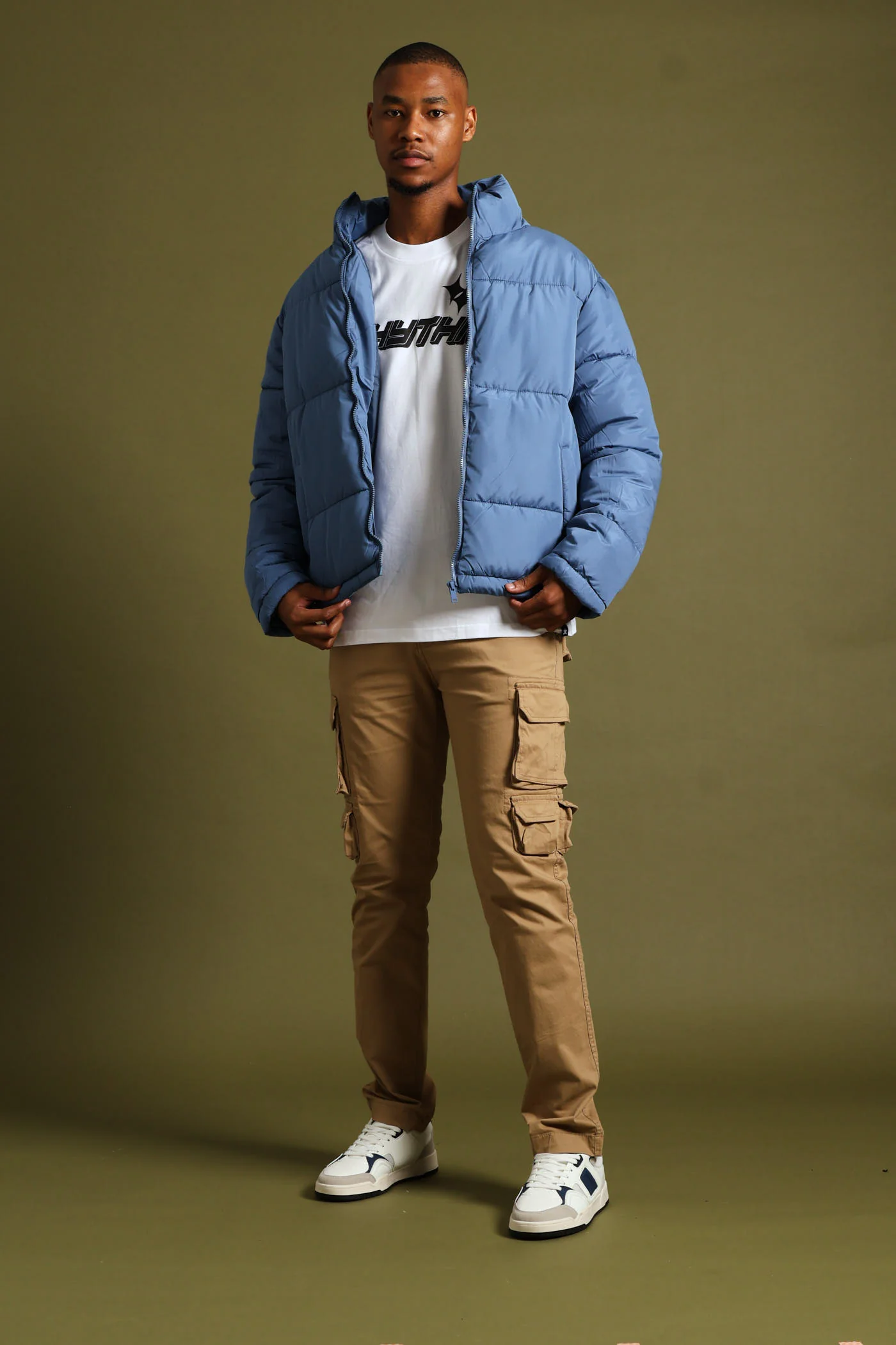 Basic Puffer - Blue - Image 5
