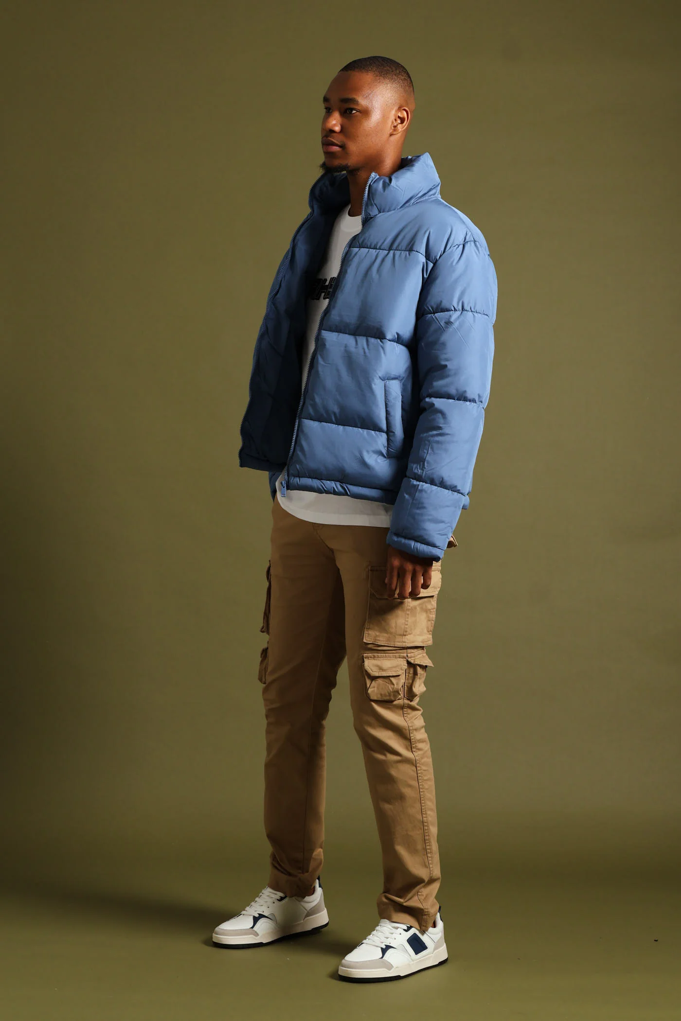 Basic Puffer - Blue - Image 7