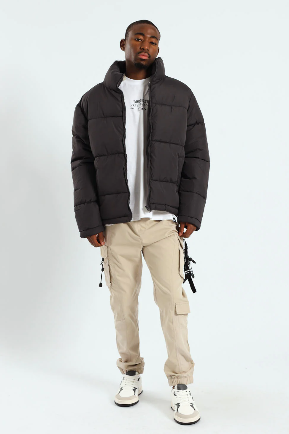 Basic Puffer - Charcoal - Image 2