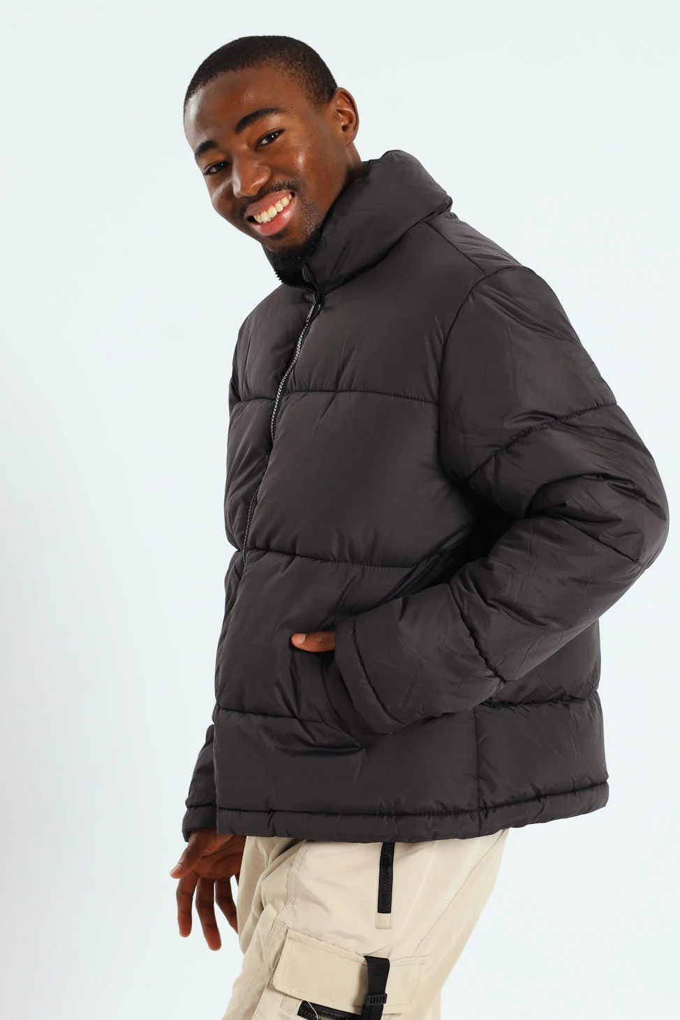 Basic Puffer - Charcoal - Image 3