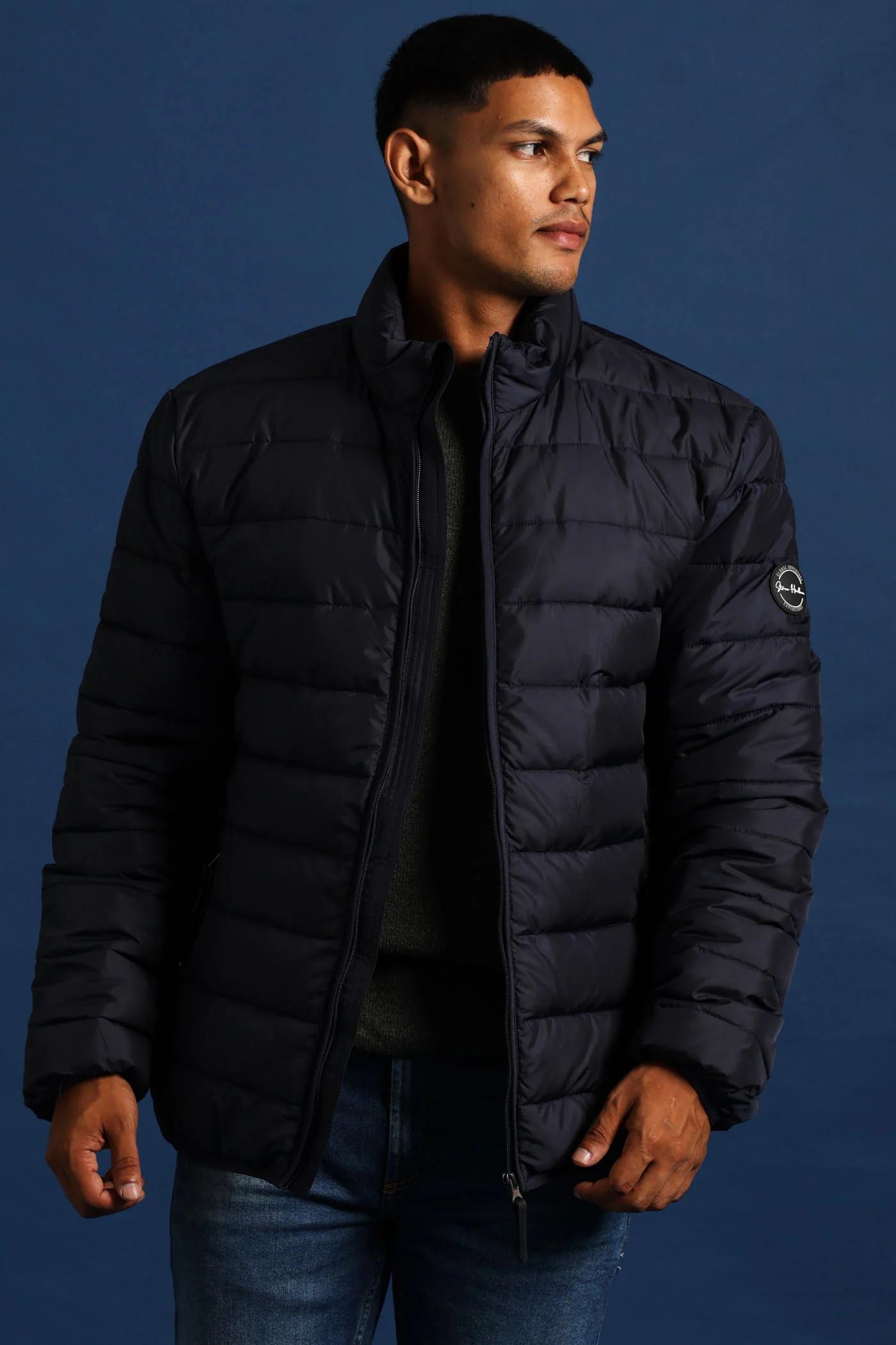Basic Puffer - Navy - Image 4