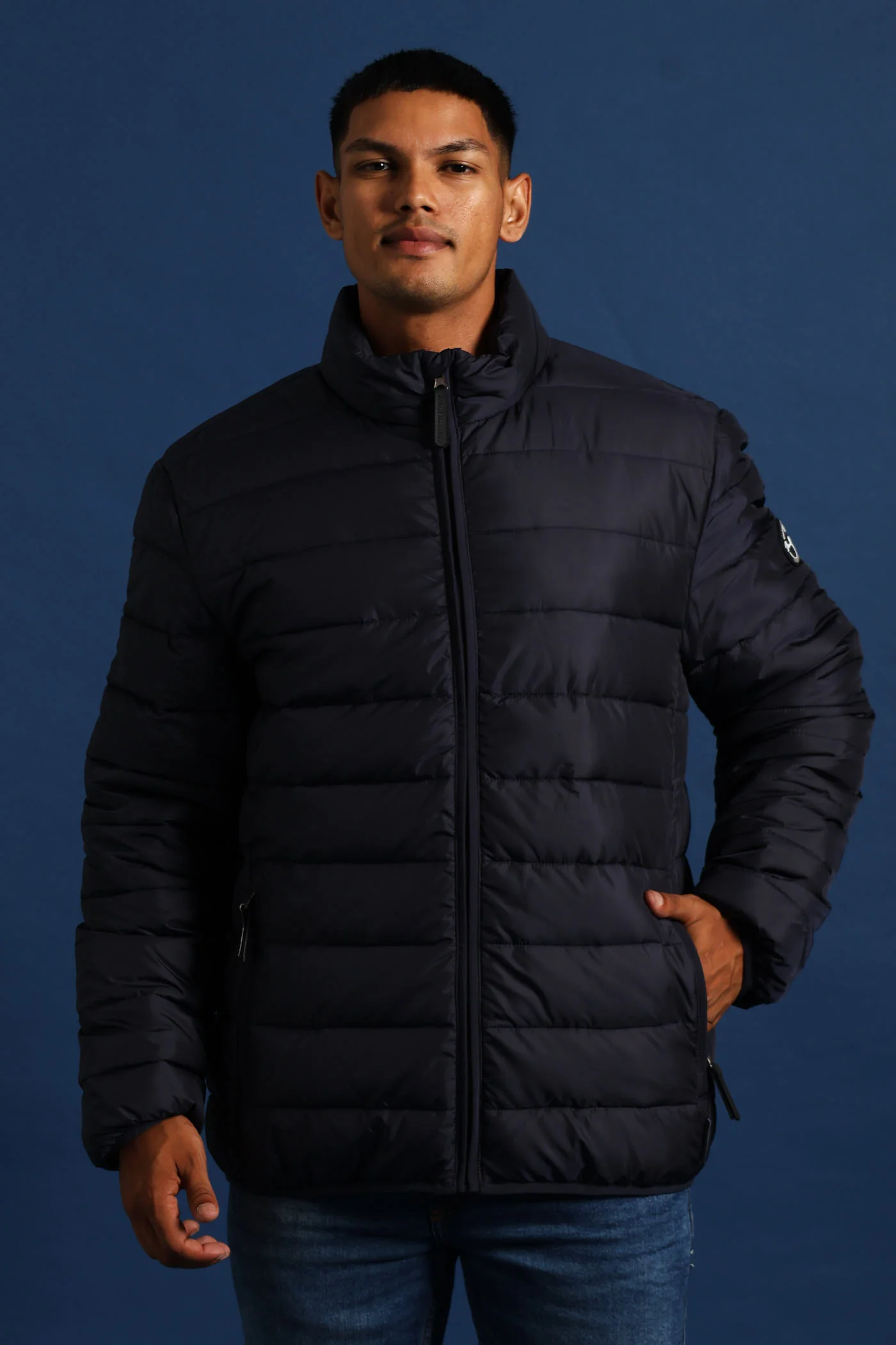 Basic Puffer - Navy - Image 7