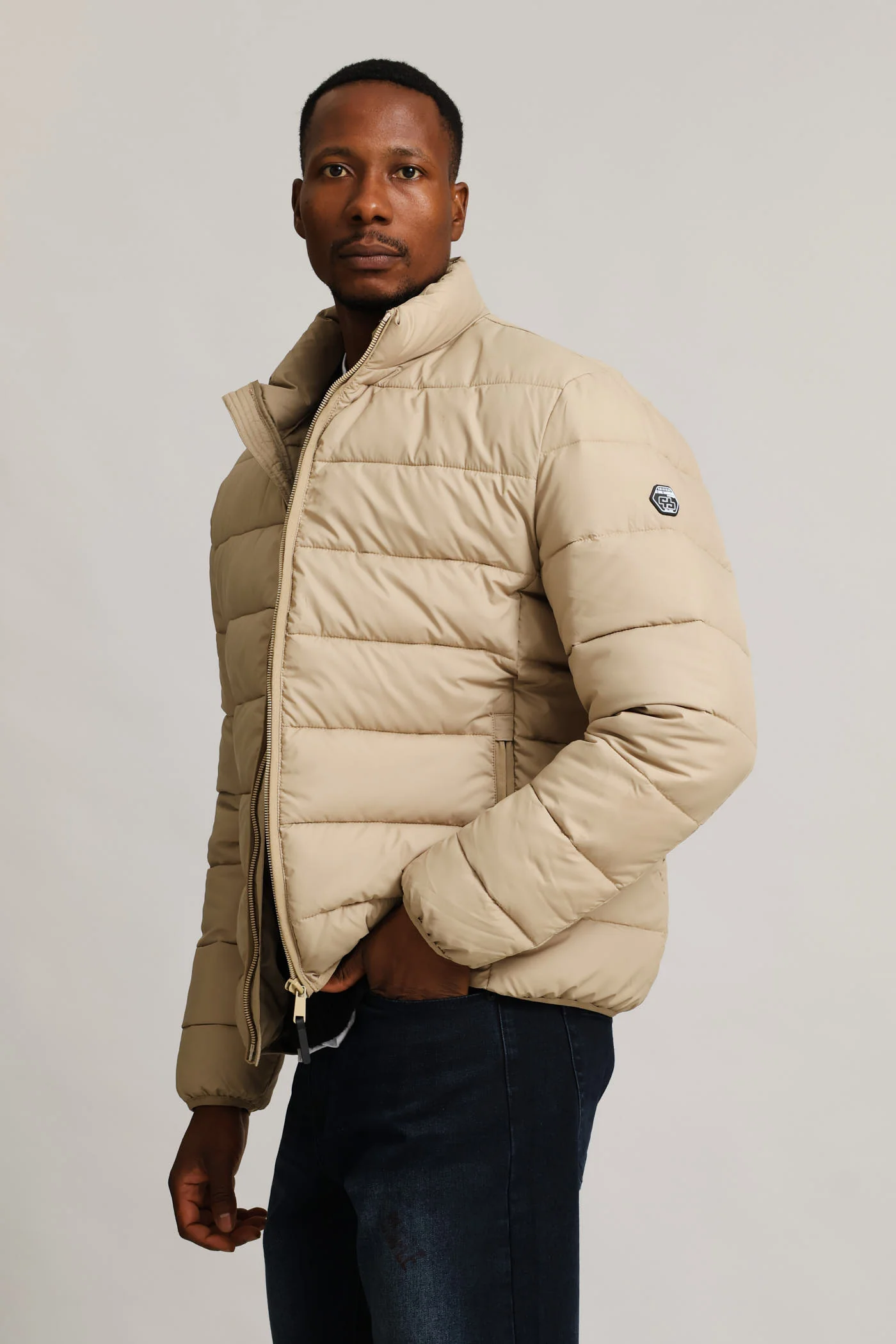 Basic Puffer - Taupe - Image 2