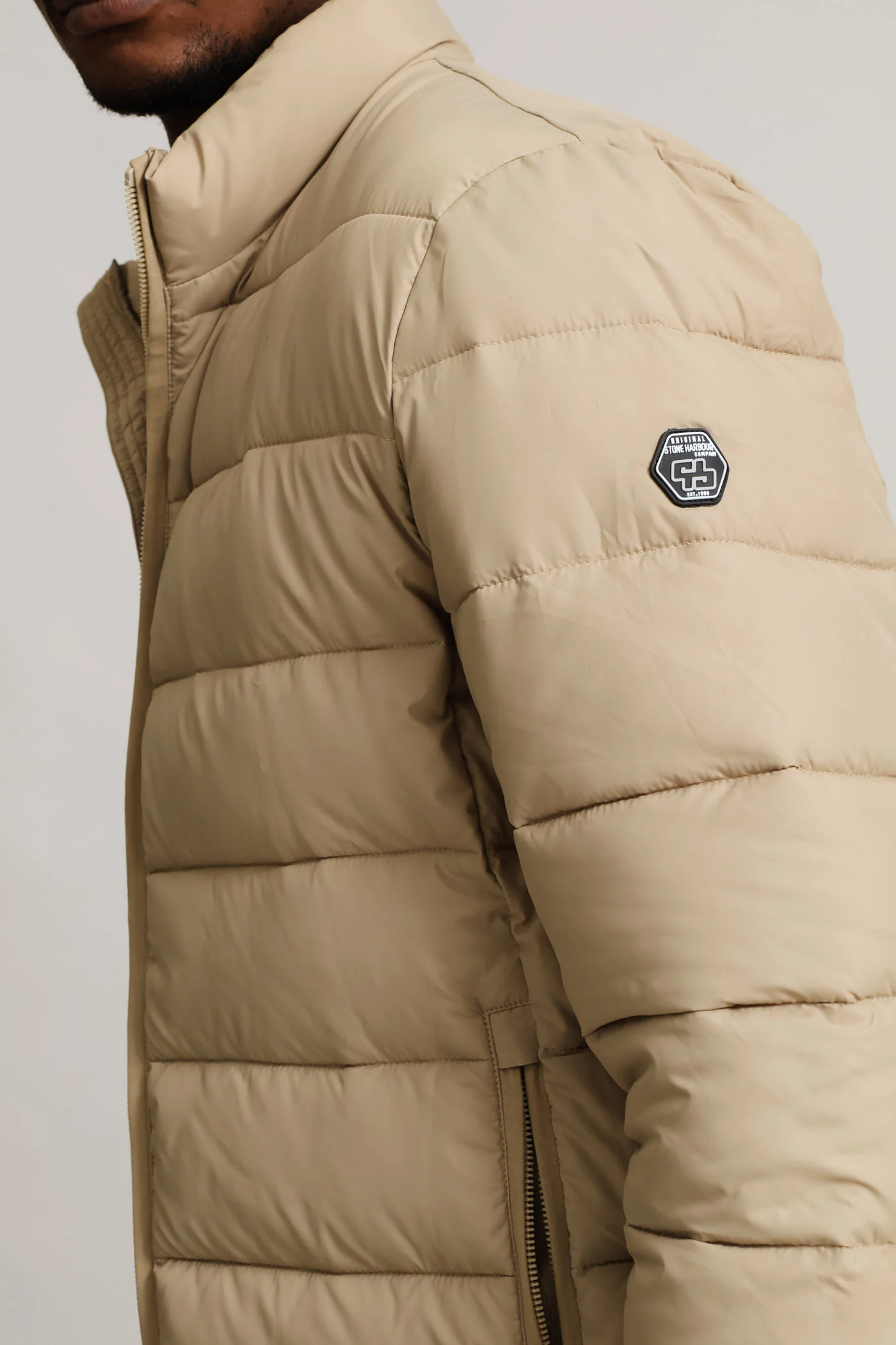 Basic Puffer - Taupe - Image 4
