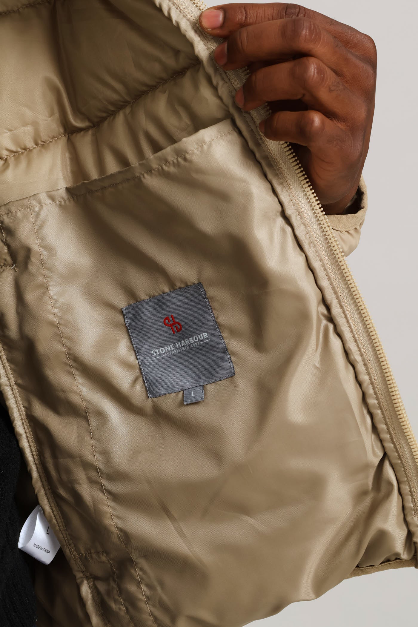 Basic Puffer - Taupe - Image 5
