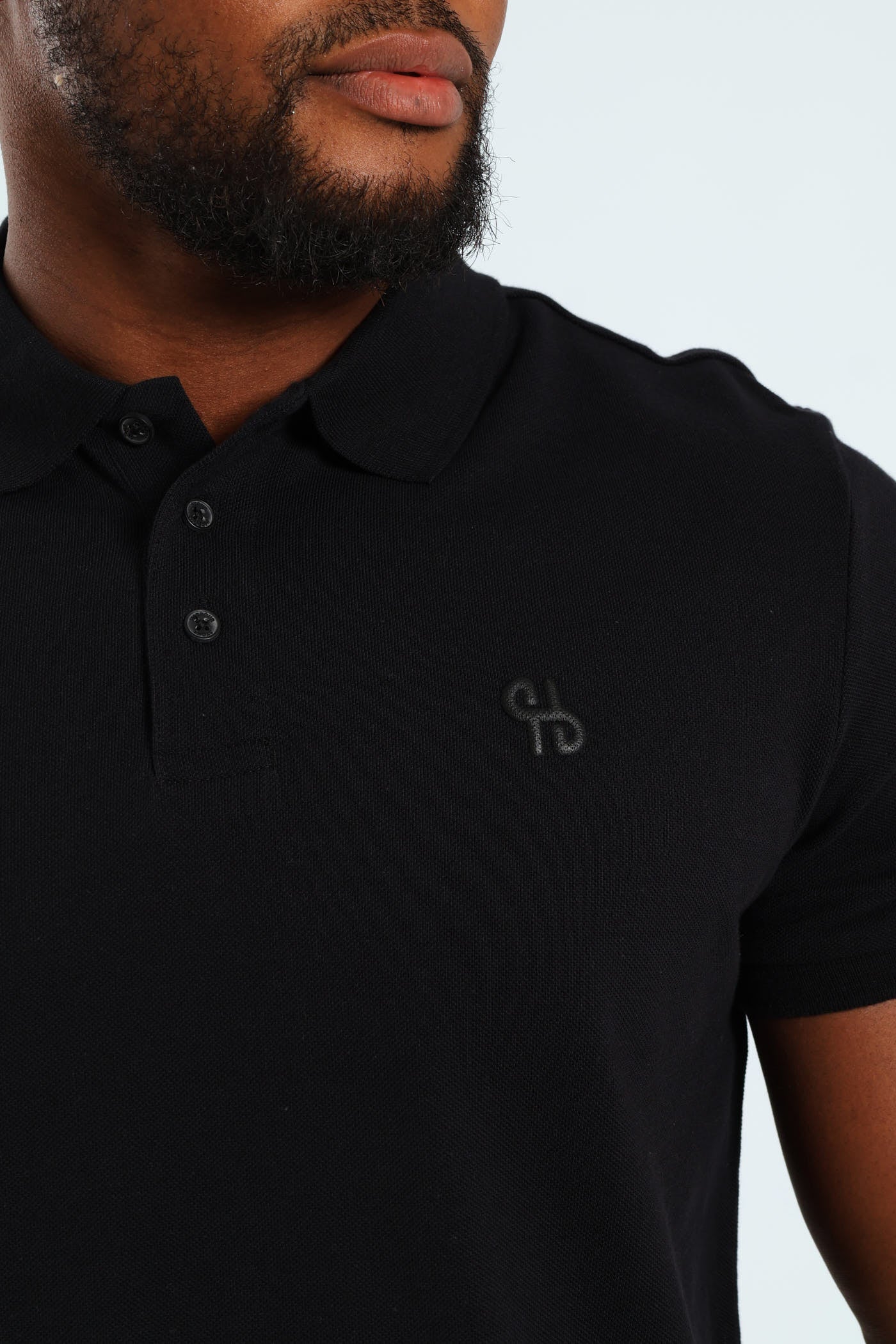 Basic Regular Fit Golfer - Black - Image 4