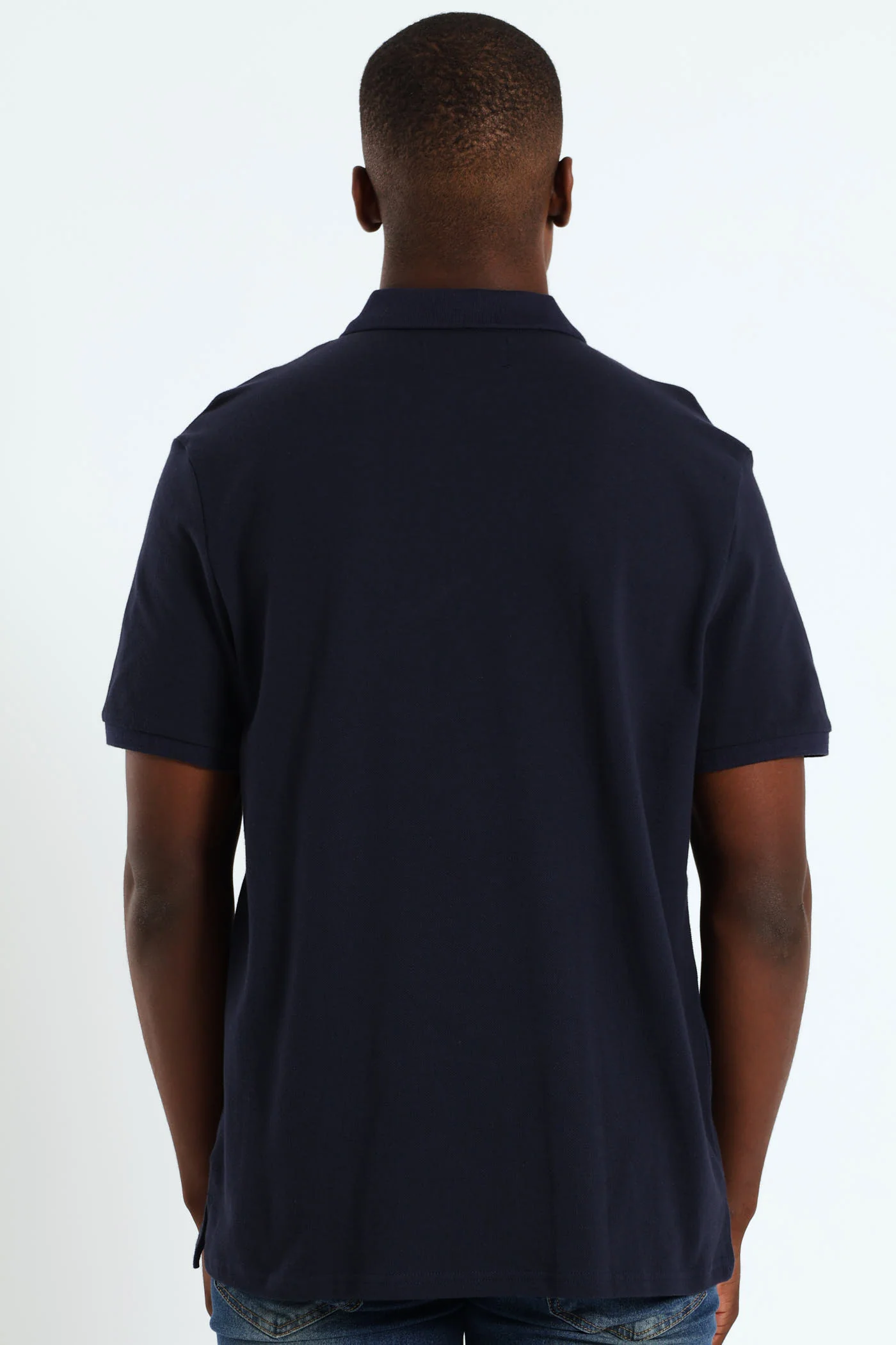 Basic Regular Fit Golfer - Navy - Image 3