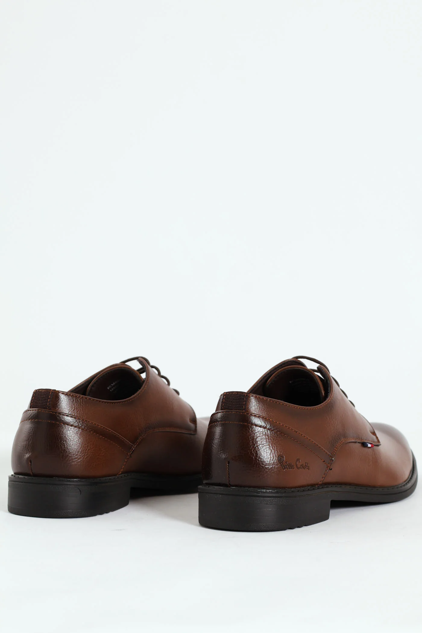 Basic Shadow Spray Lace Up Derby Shoe - Brown - Image 3