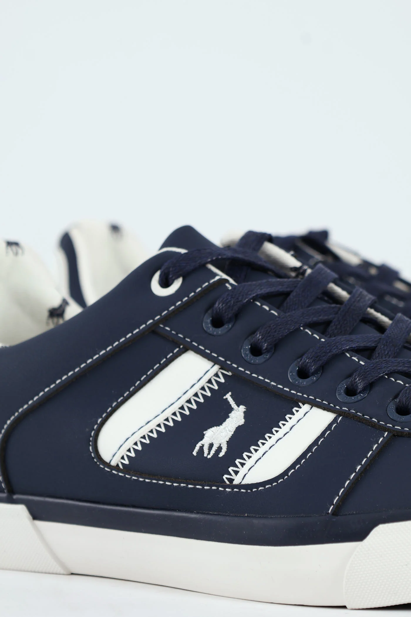 Basic Side Flash Sneaker - Navy - Image 4