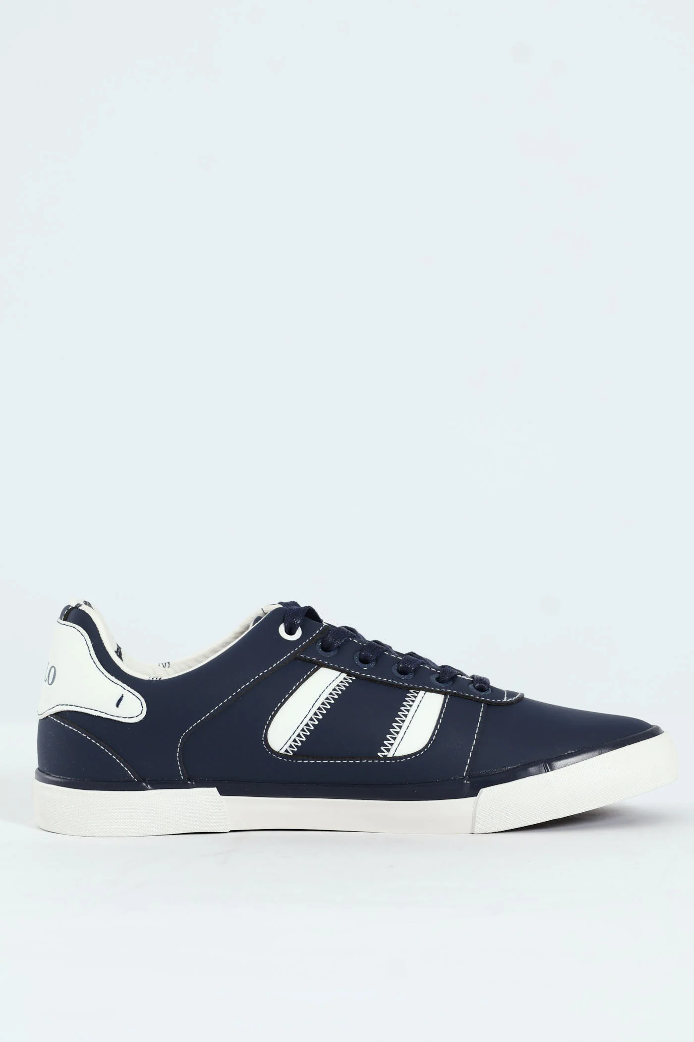 Basic Side Flash Sneaker - Navy - Image 6