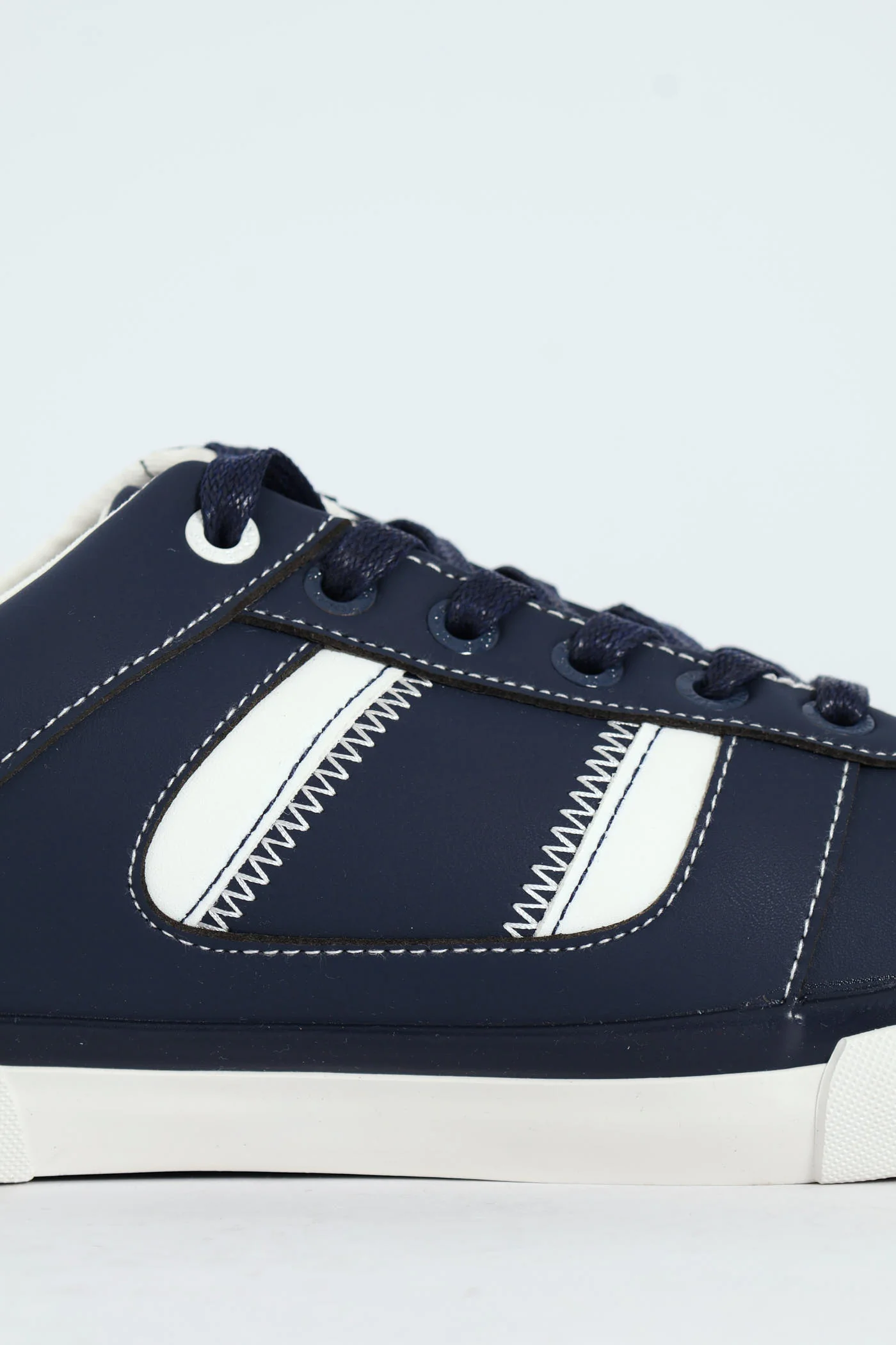 Basic Side Flash Sneaker - Navy - Image 7