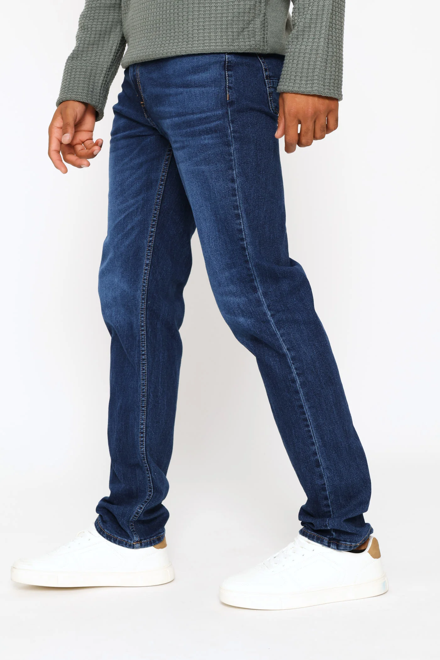 Basic Skinny Denim - Dark Wash - Image 2