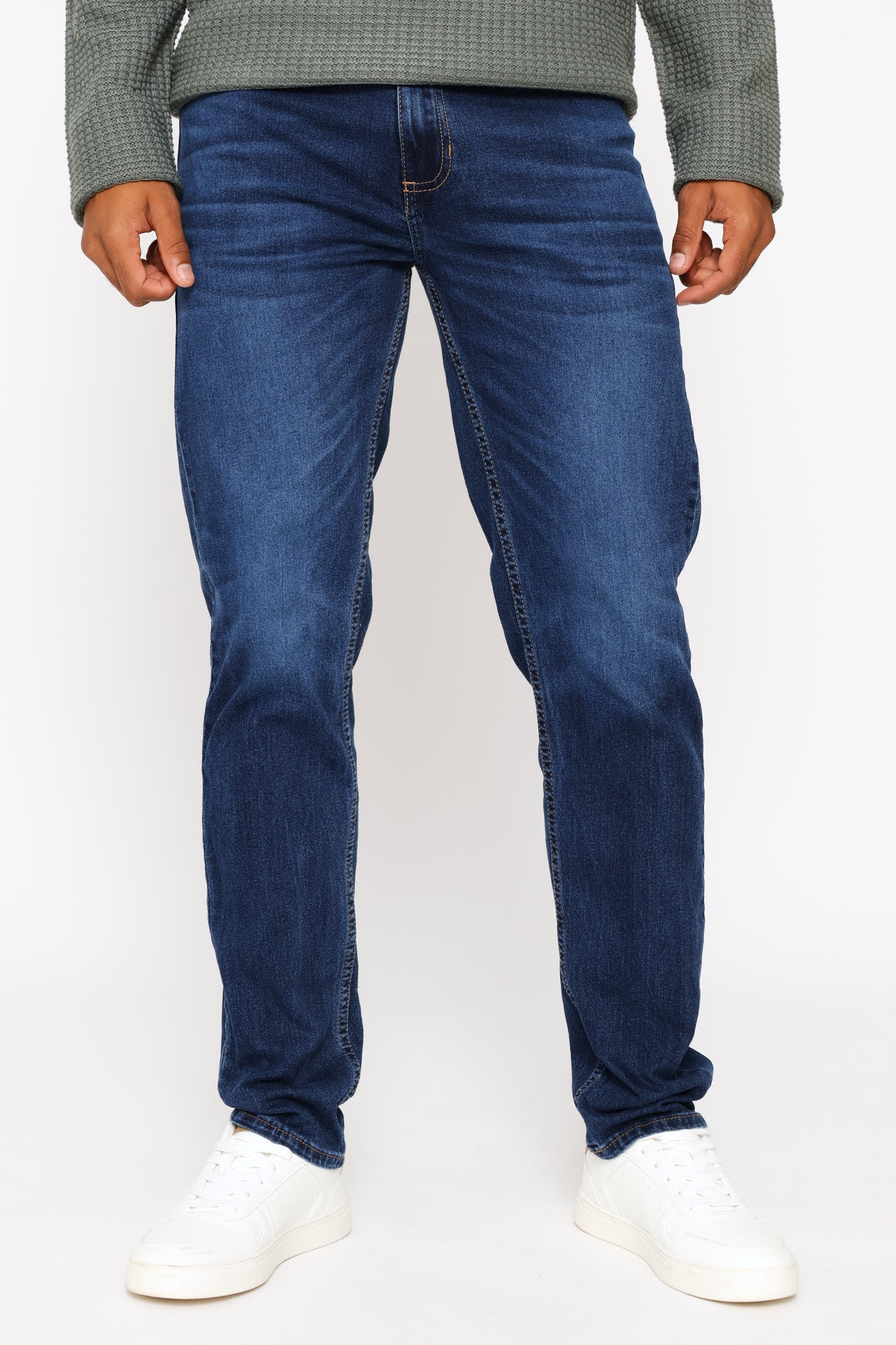 Basic Skinny Denim - Dark Wash - Image 3