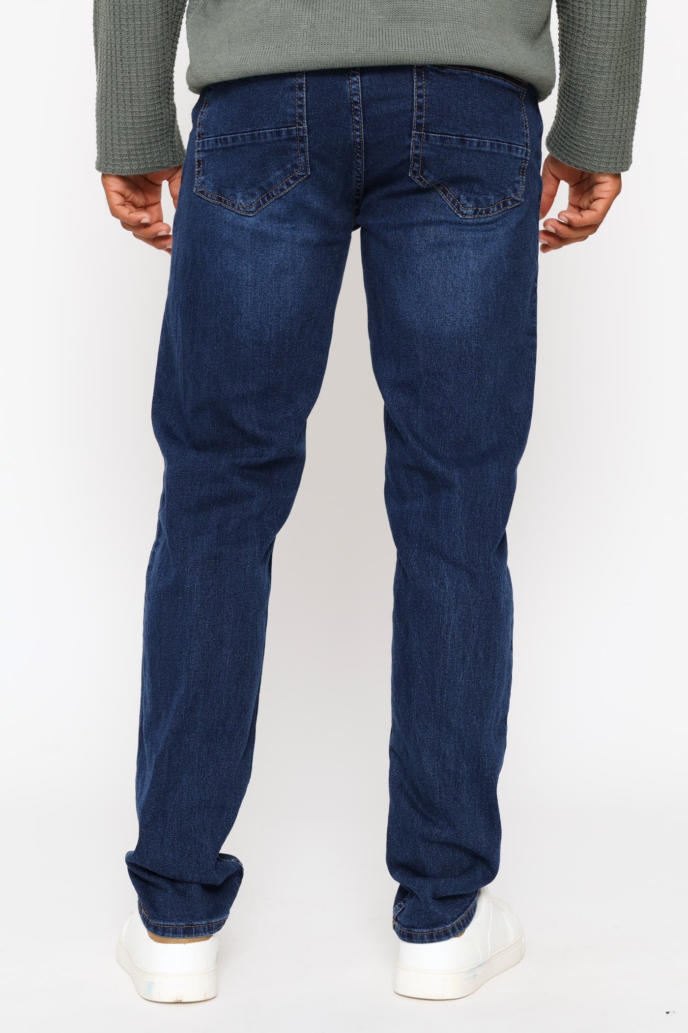 Basic Skinny Denim - Dark Wash - Image 4