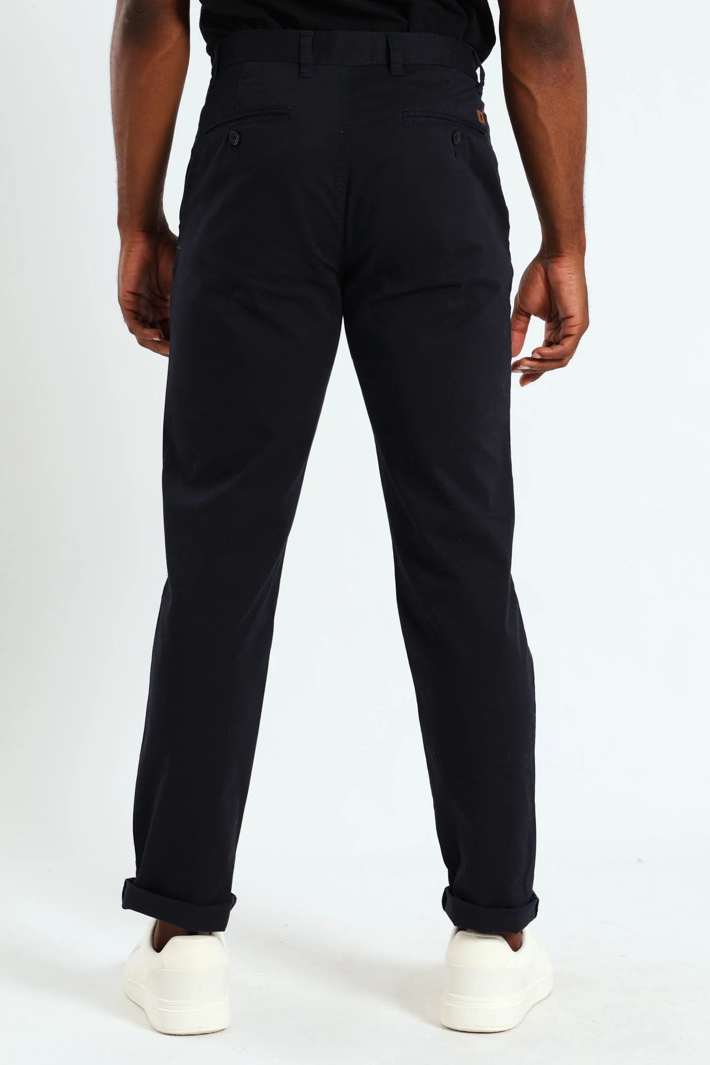 Basic Slim Stretch Chino - Navy - Image 3